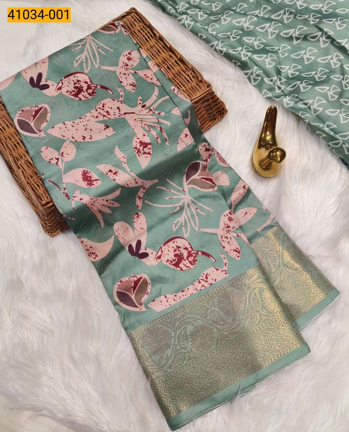 Green Fancy dola silk sarees