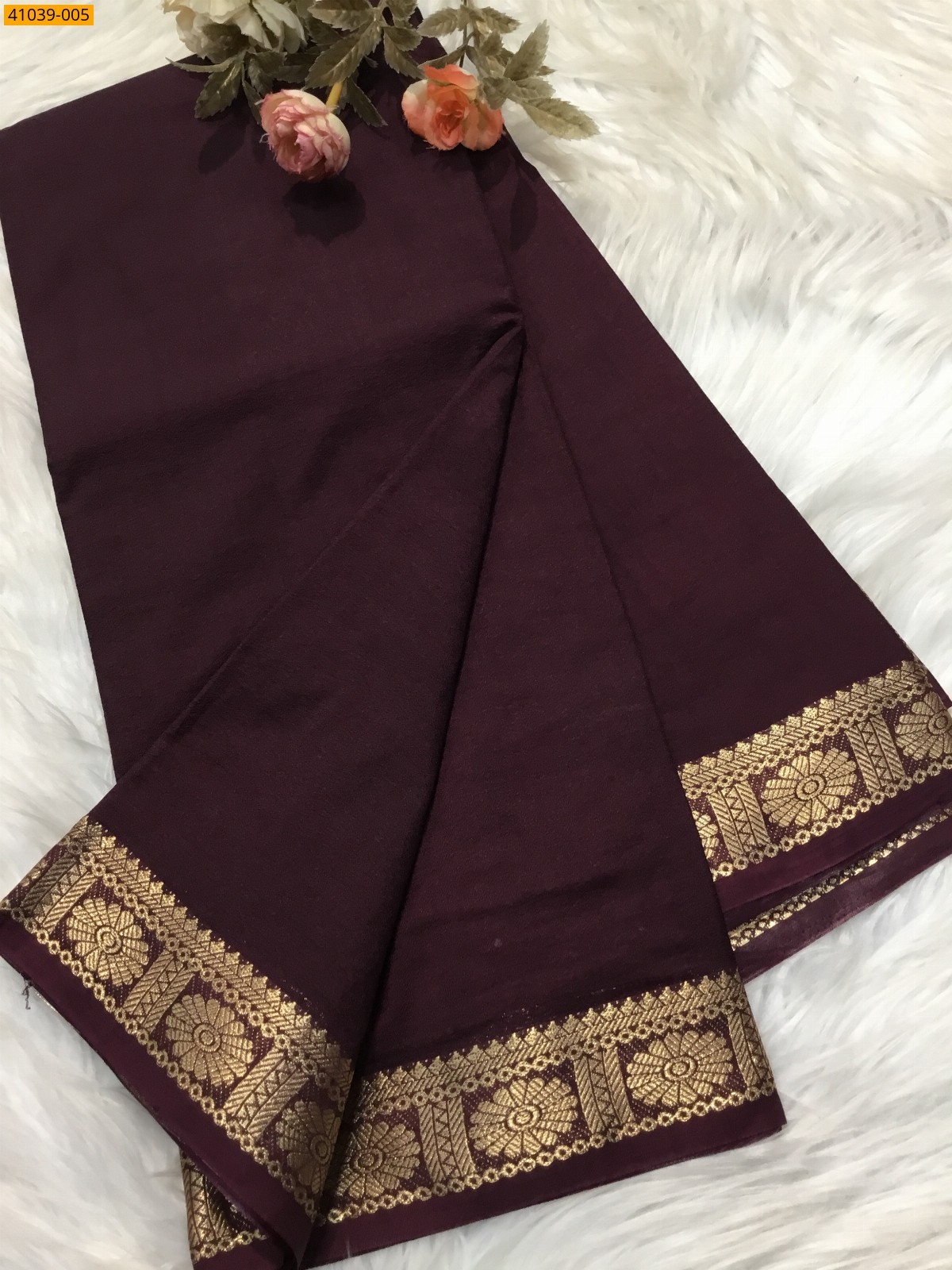 Viscose Warm Soft Crepe Silk Saree
