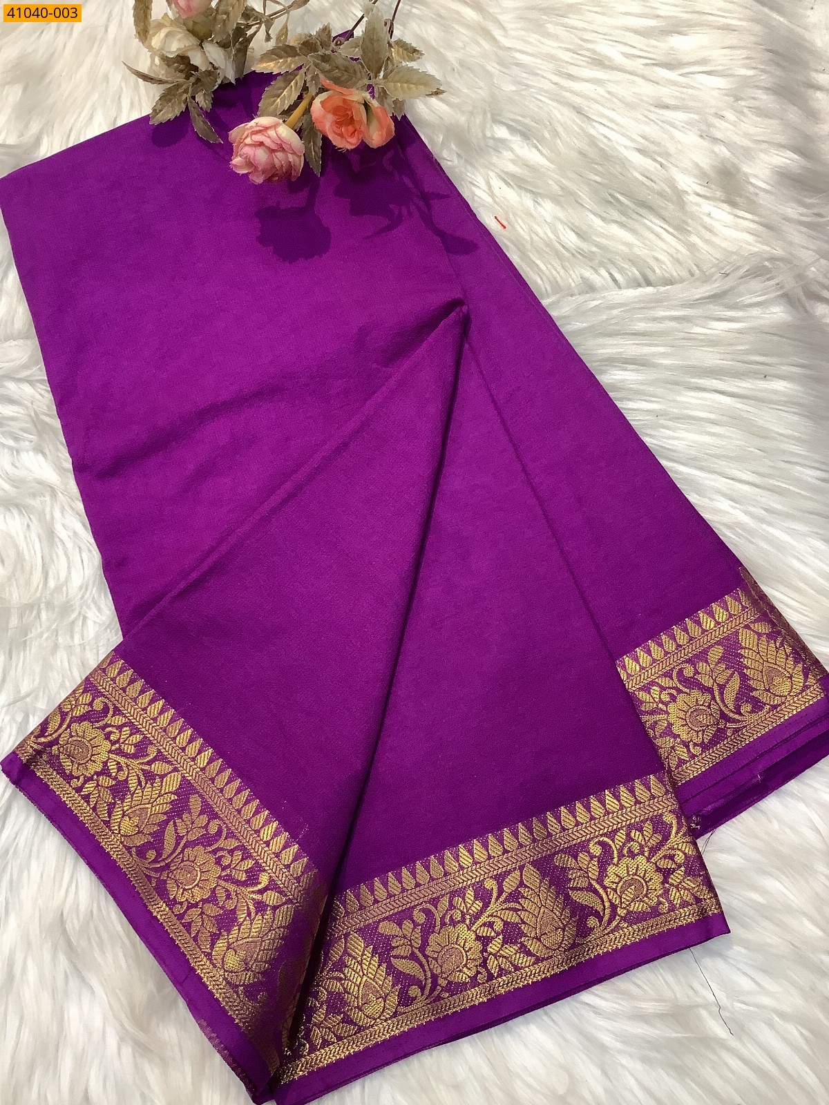 Viscose Warm Soft Crepe Silk Saree