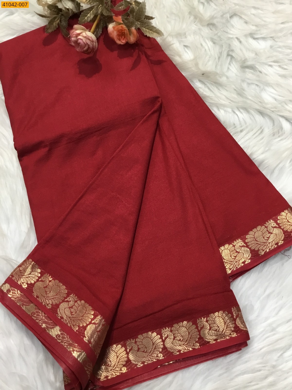 Viscose Warm Soft Crepe Silk Saree
