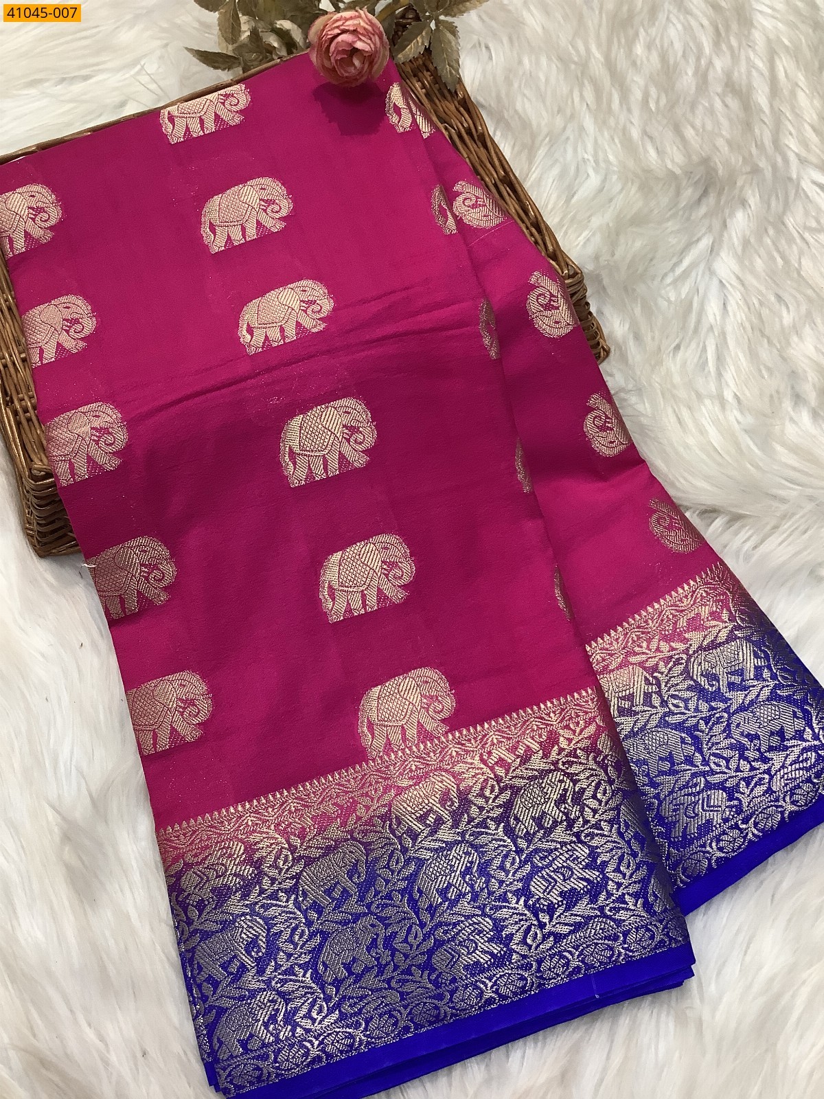 Pink Fancy mysore warm crepe silk sarees