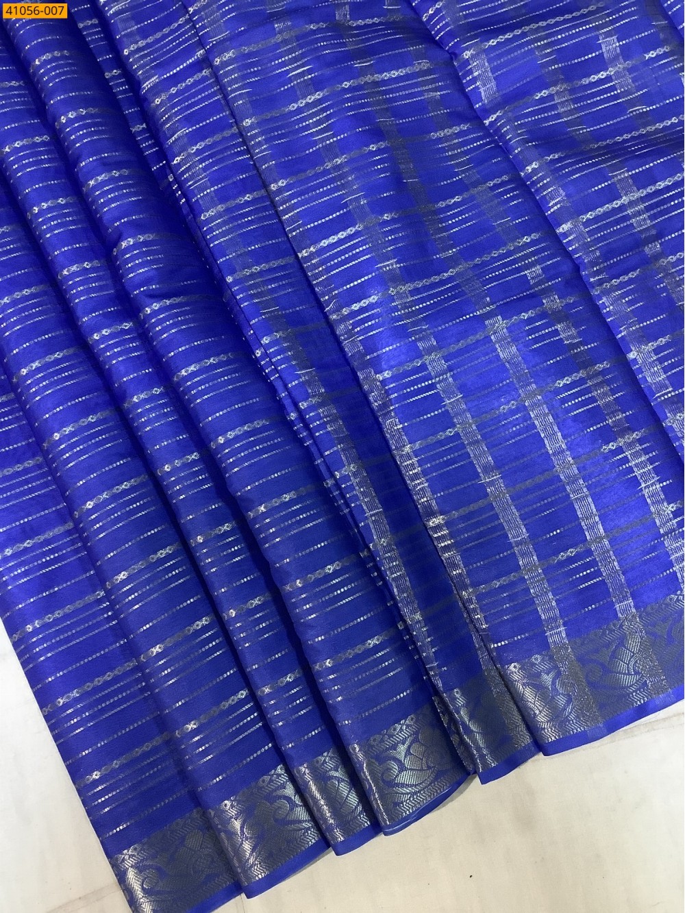 Dark Blue Fancy mysore warm silk saree Dark Blue Fancy mysore warm silk saree