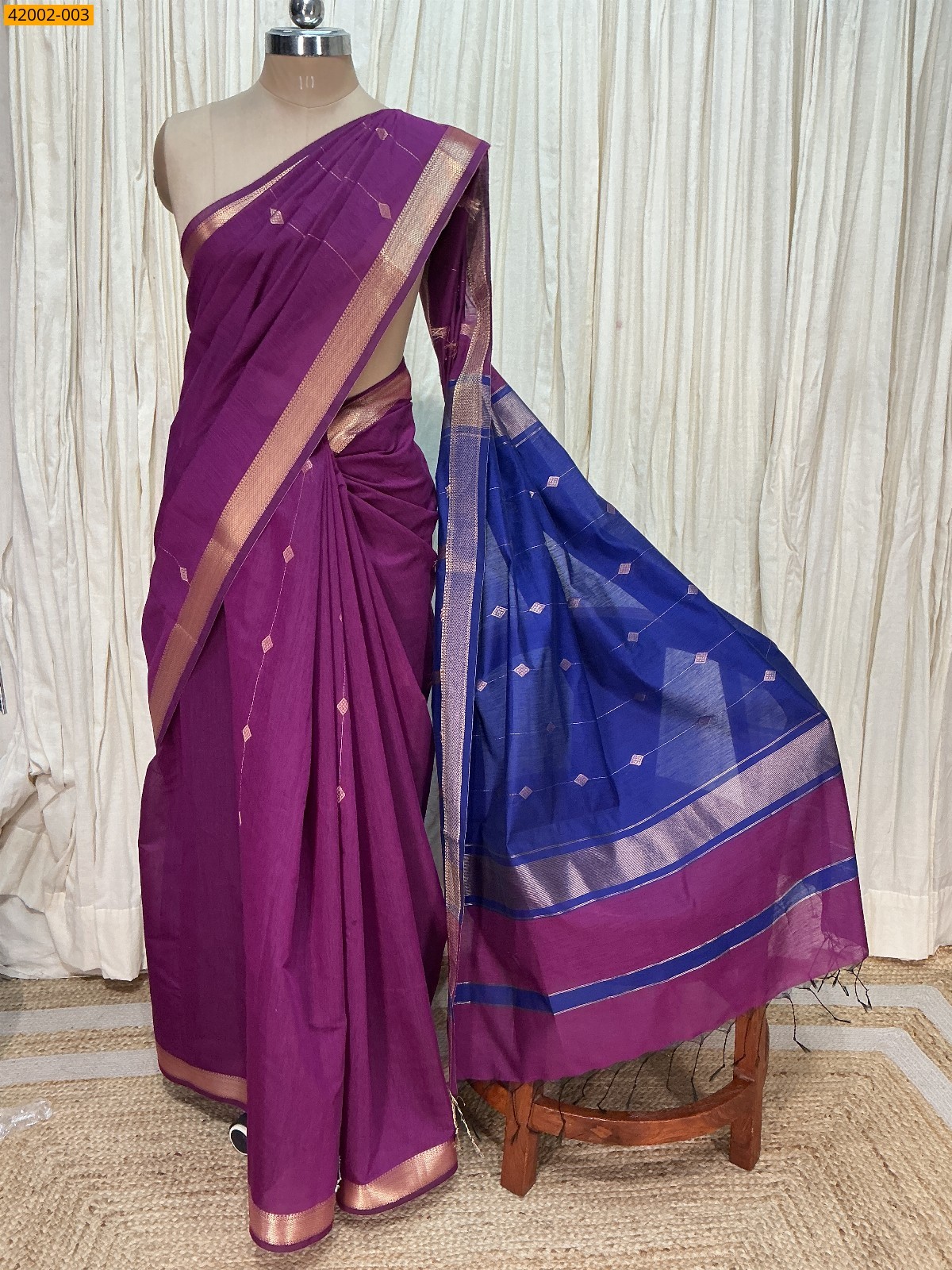 Maheswari Cotton Saree