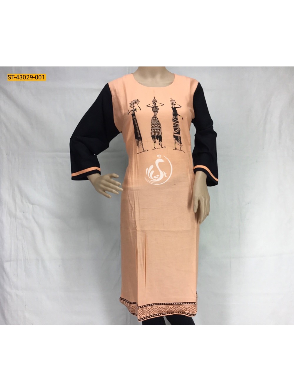 Rayon printed kurti 