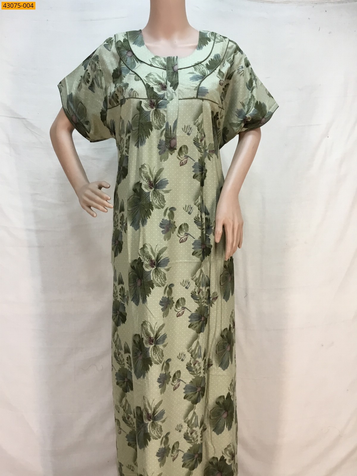 Green Premium Alphine Regular Fit Nighty