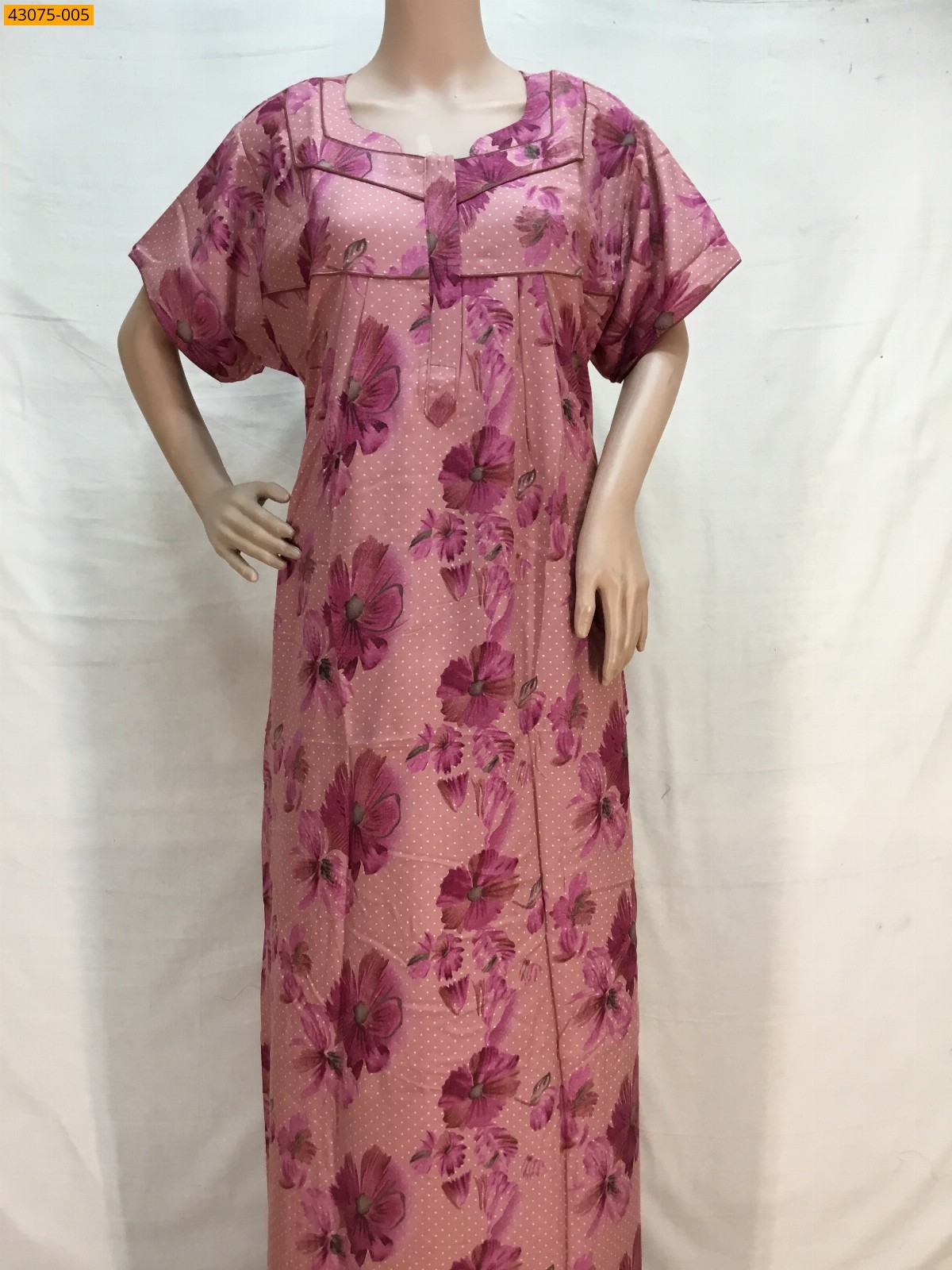 Pink Premium Alphine Regular Fit Nighty