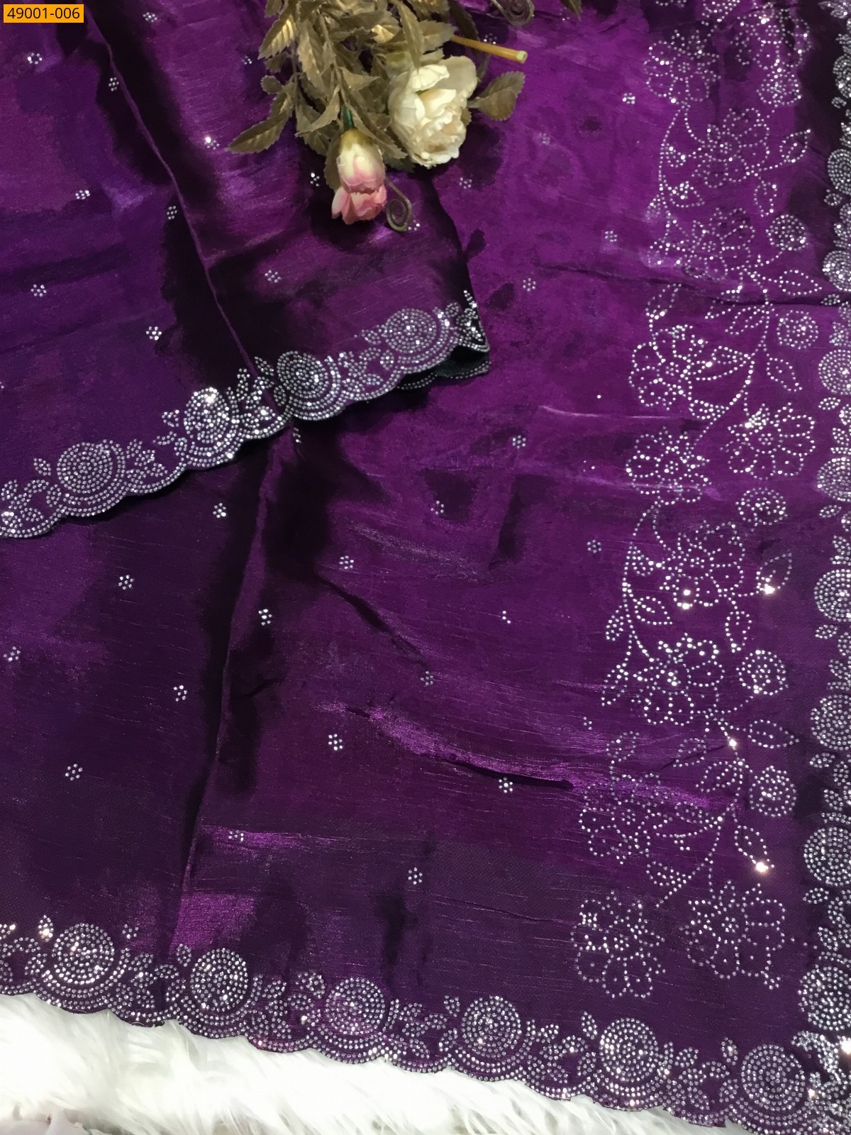 Magenta Jimmy choo sarees