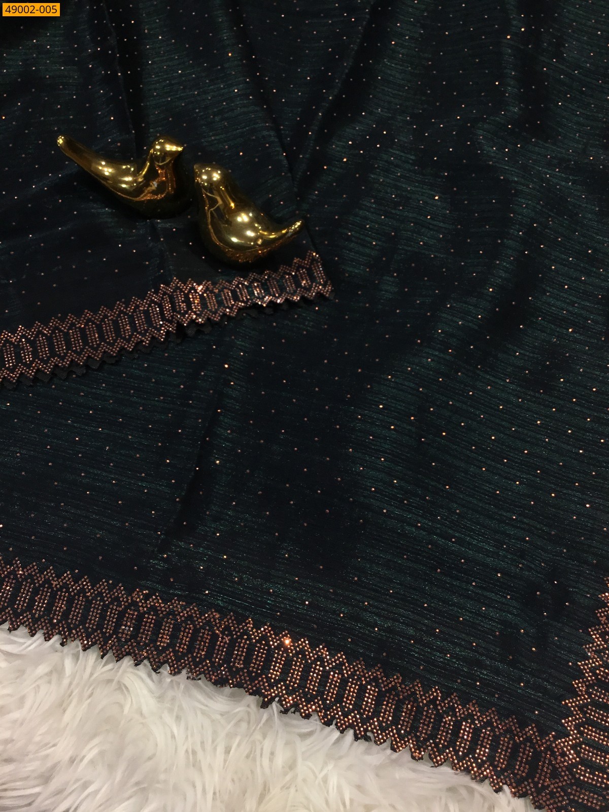 Peacock Blue Jimmy Choo Sarees