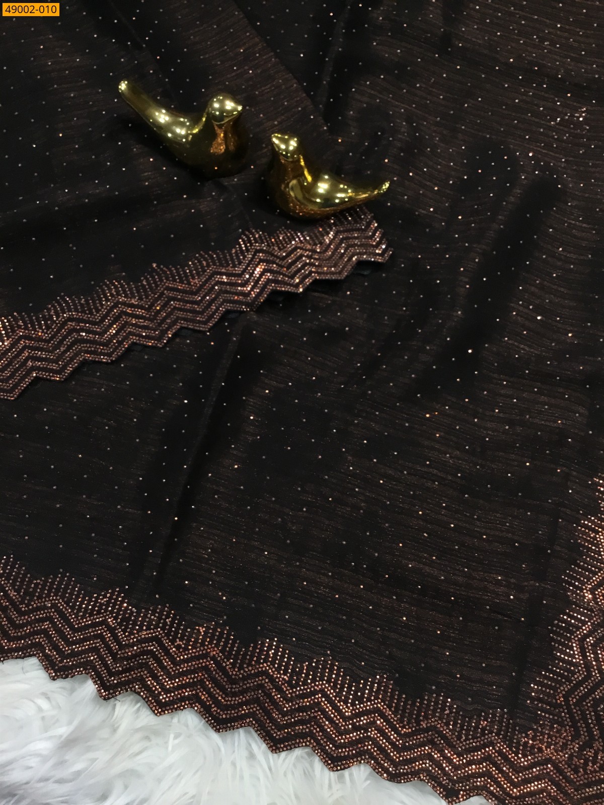 Brown Jimmy Choo Sarees