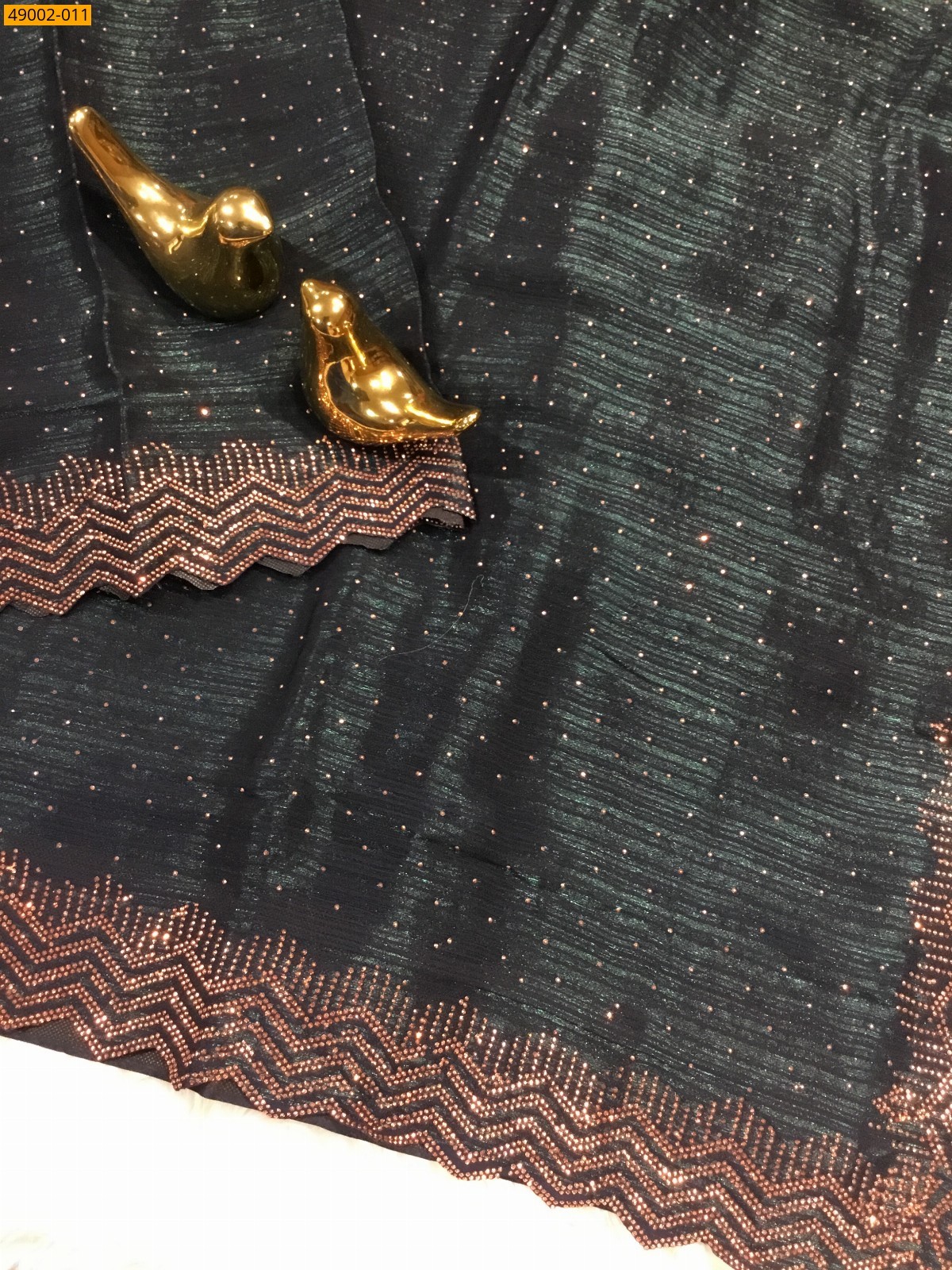 Green Jimmy Choo Sarees