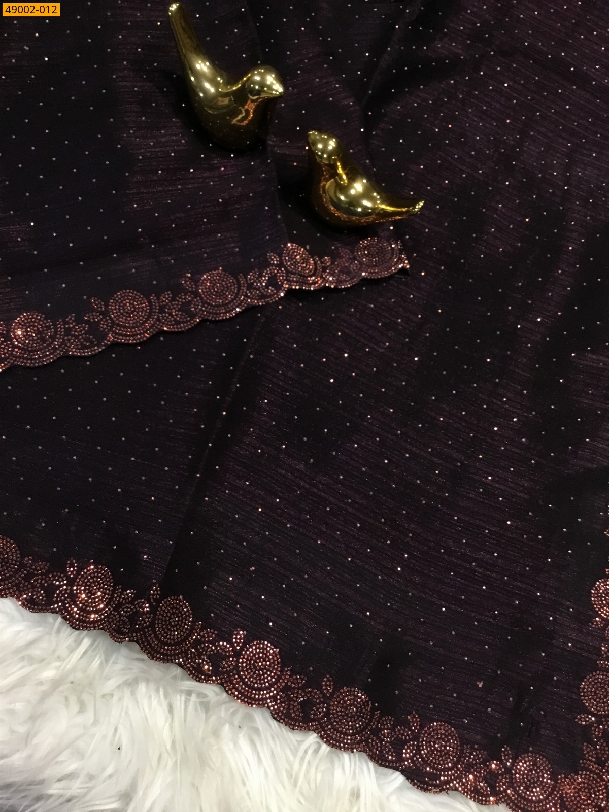 Wine Jimmy Choo Sarees