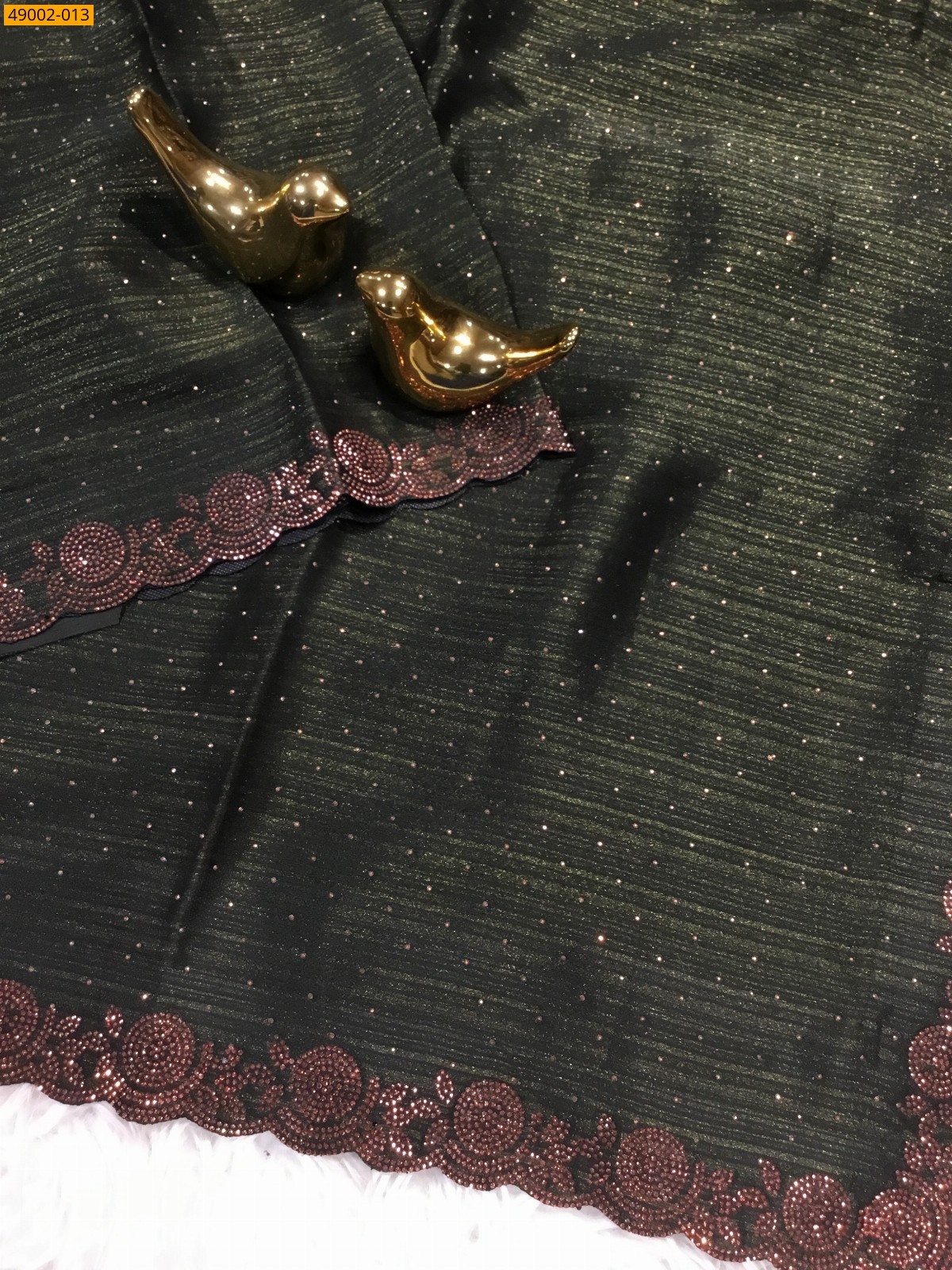 Green Jimmy Choo Sarees
