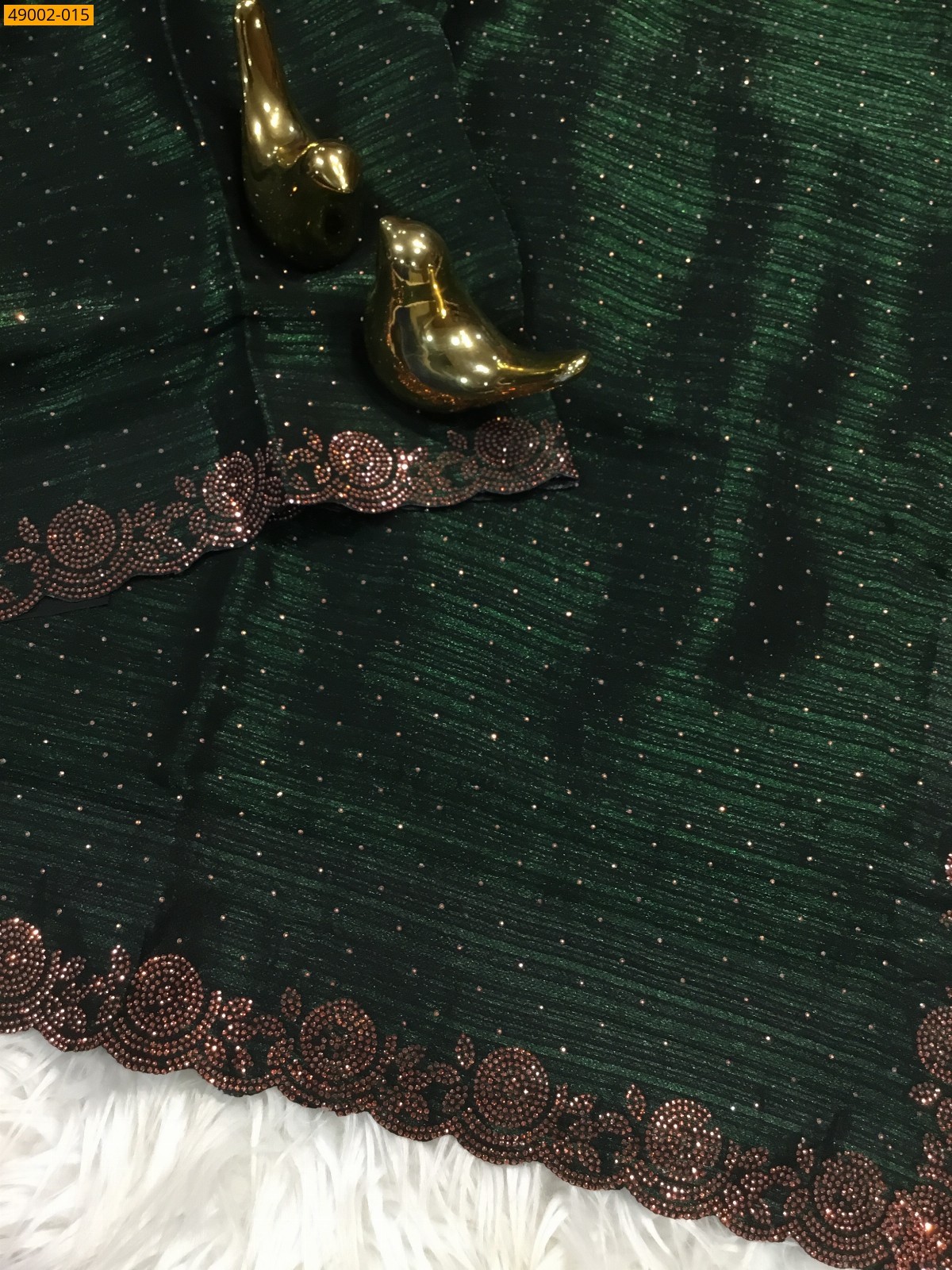 Green Jimmy Choo Sarees