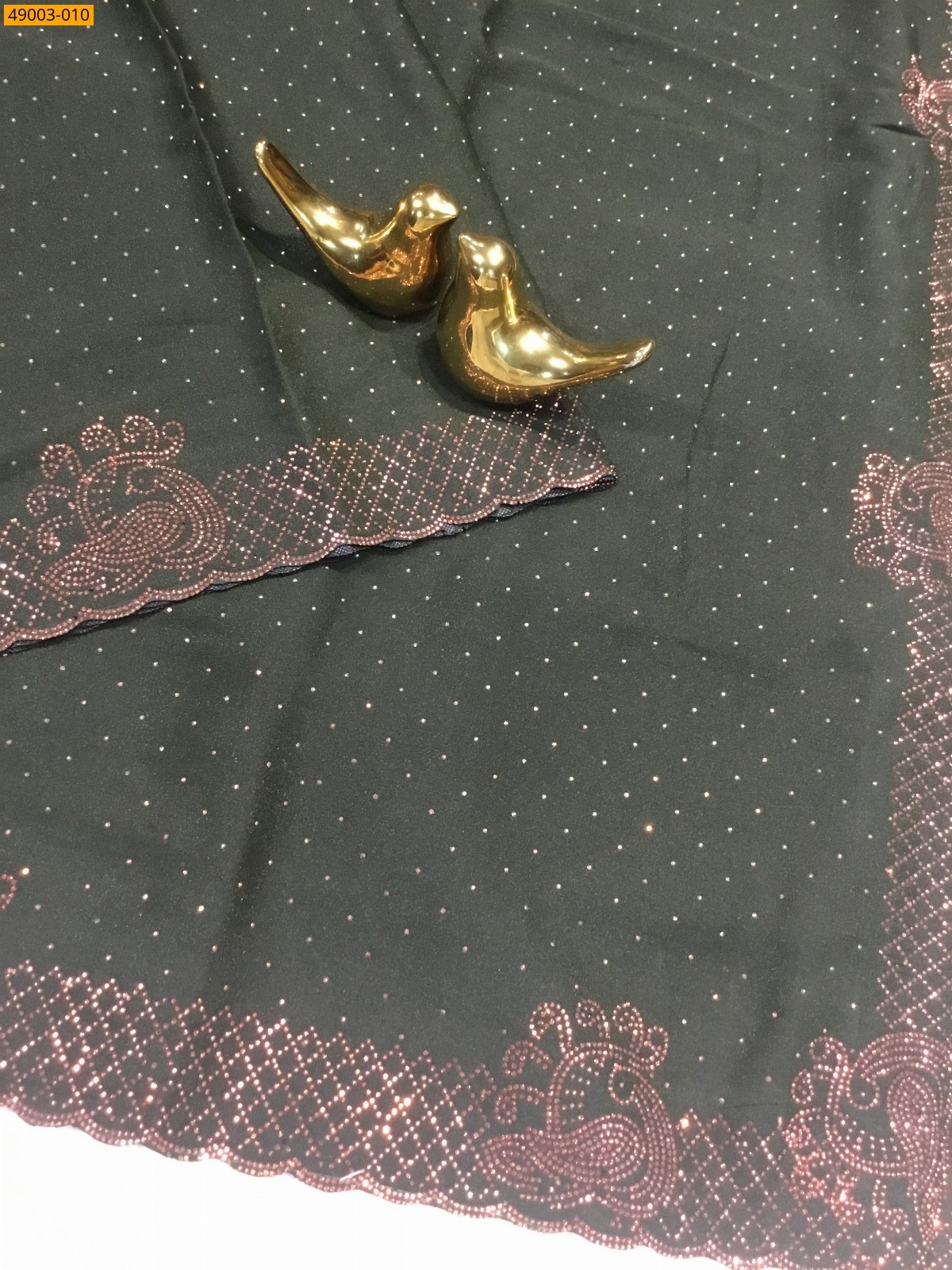 Green Jimmy choo sarees