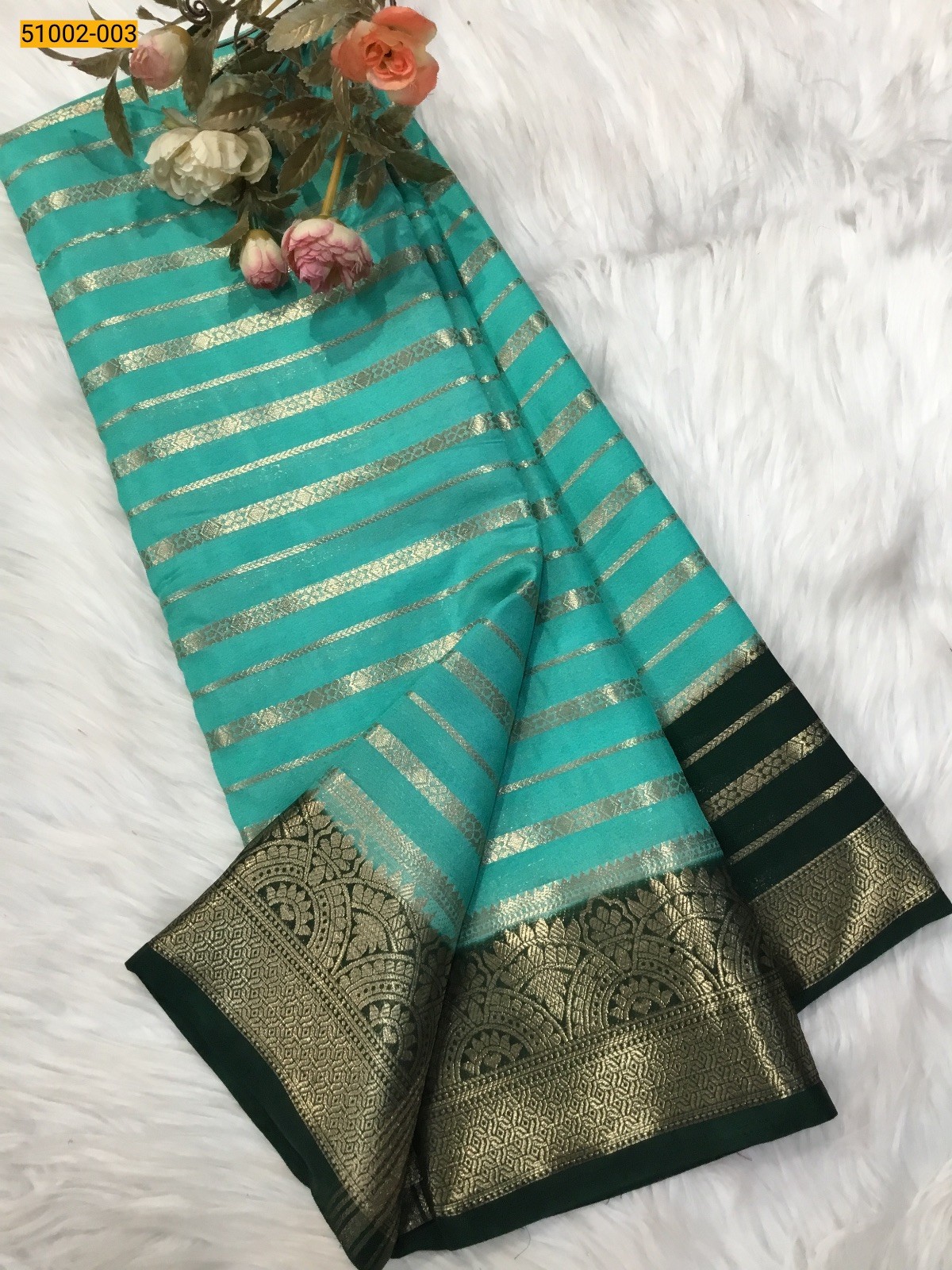 Blue Fancy mysore silk sarees