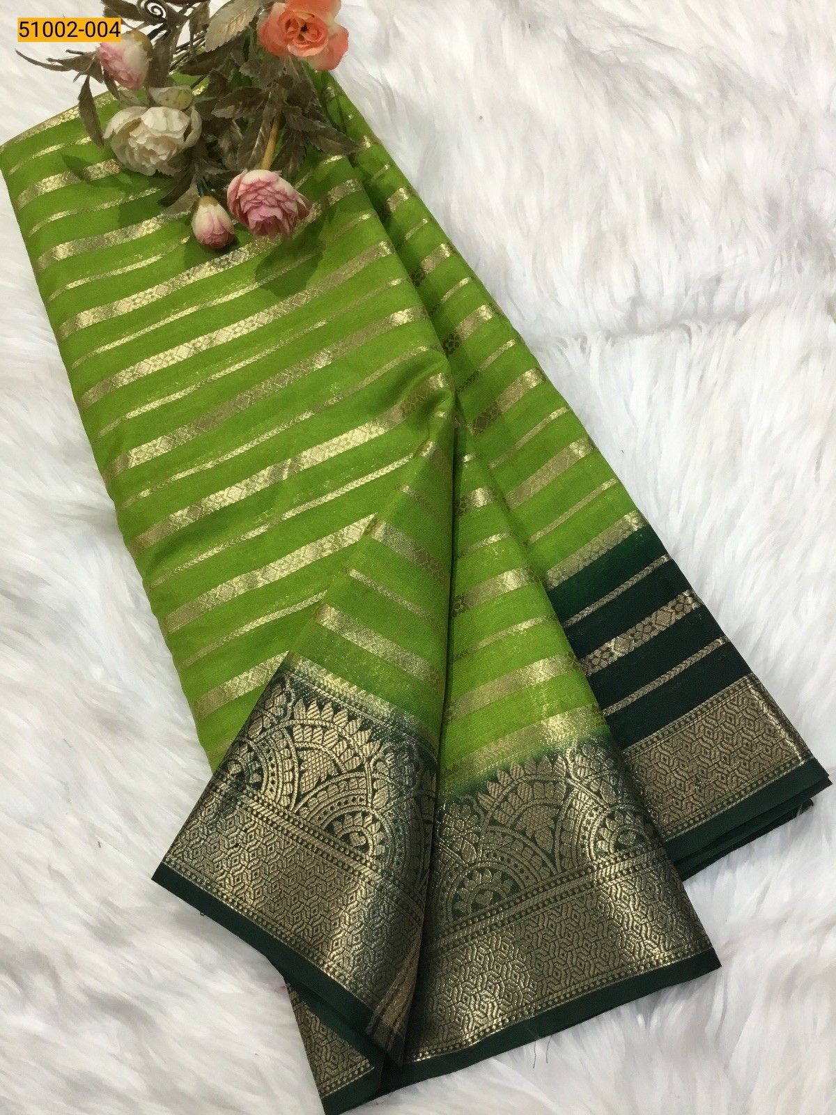 Rama Green Fancy mysore silk sarees