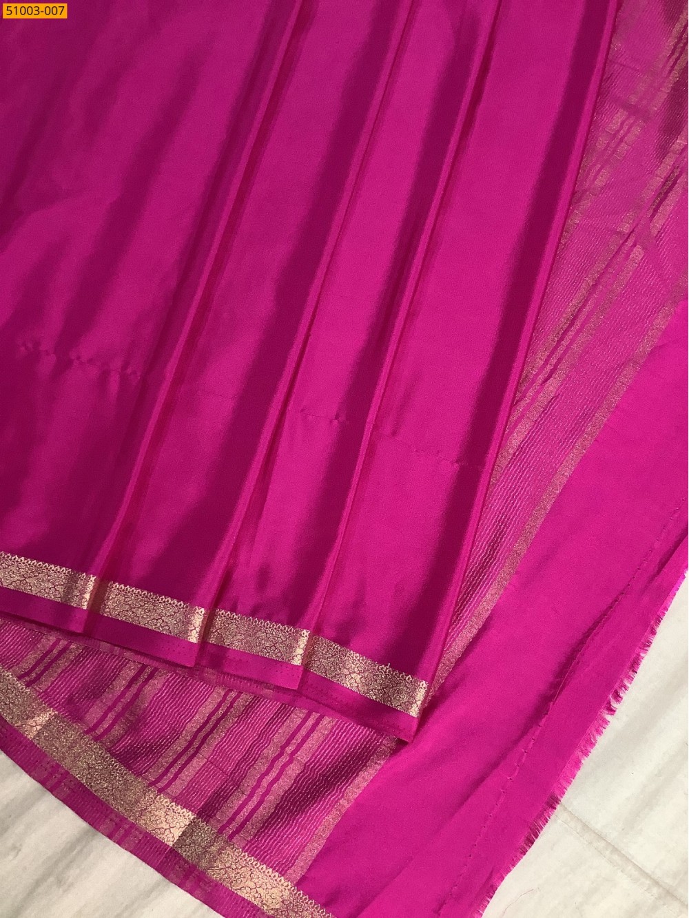 Rose Mysore Crepe Silk Saree Rose Mysore Crepe Silk Saree