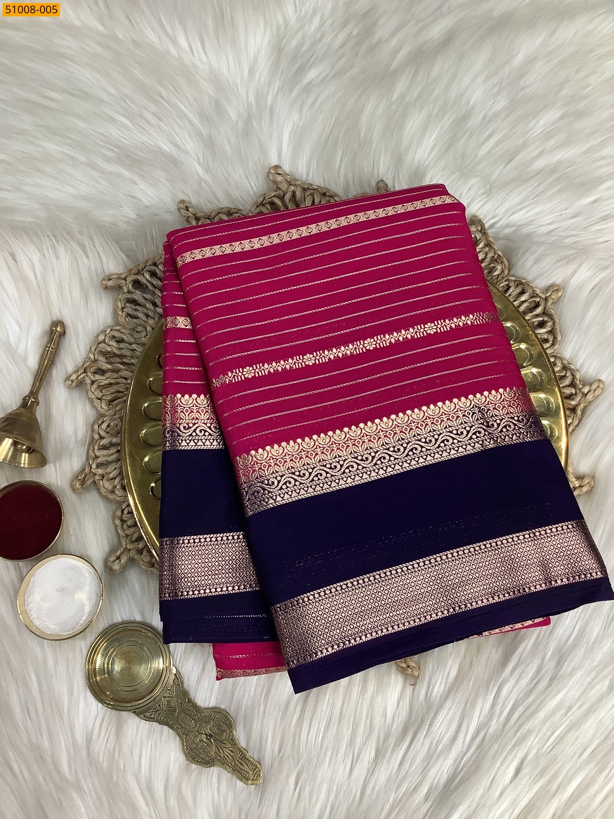 Mysore Crepe Silk Sarees