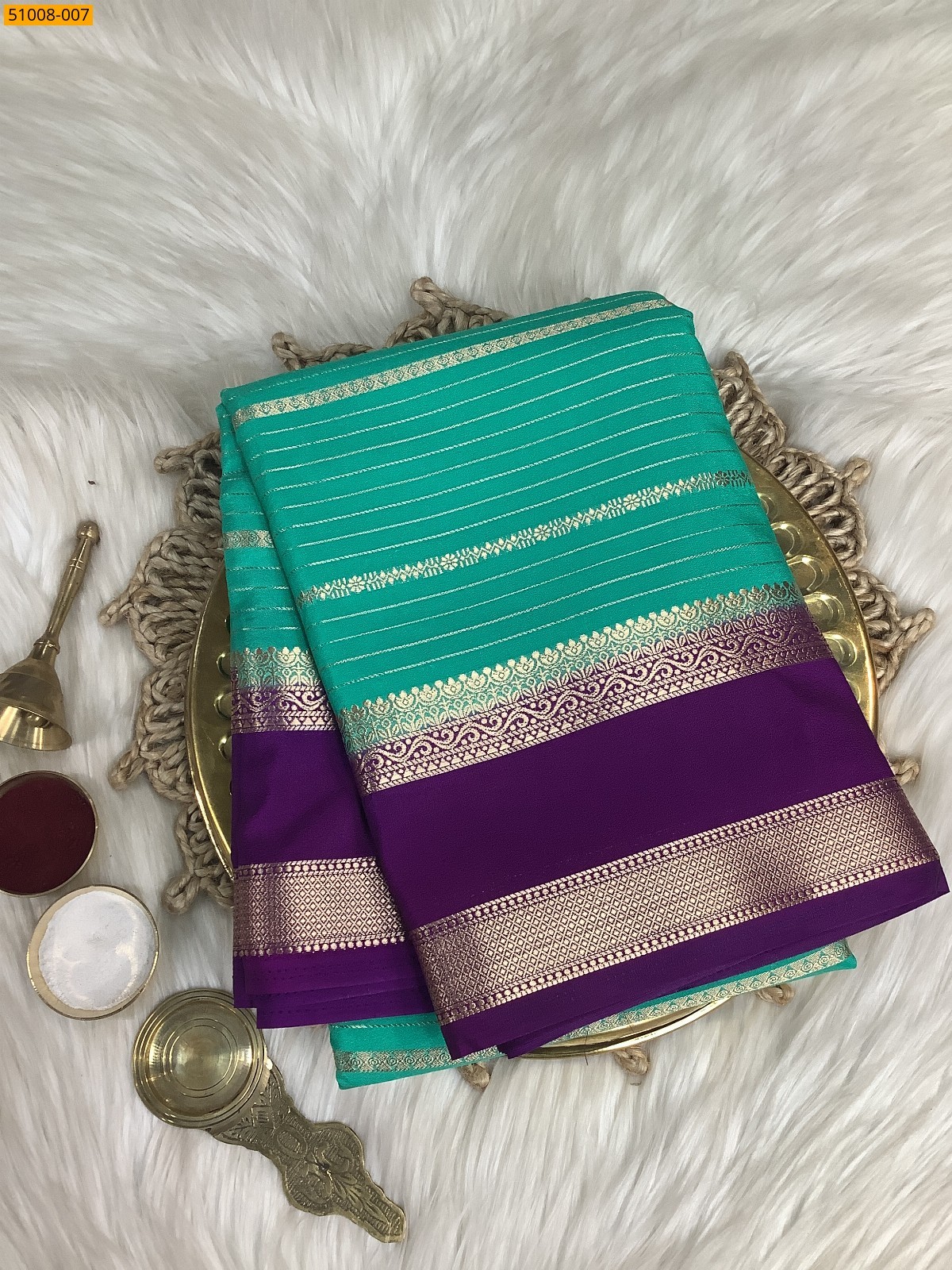 Mysore Crepe Silk Sarees