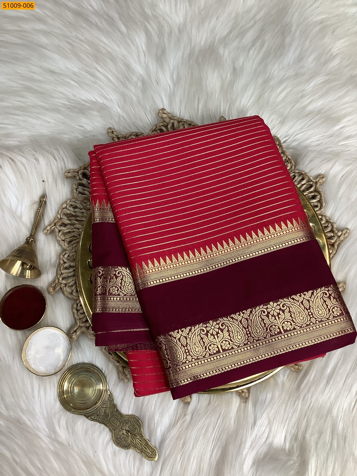 Mysore Crepe Silk Sarees