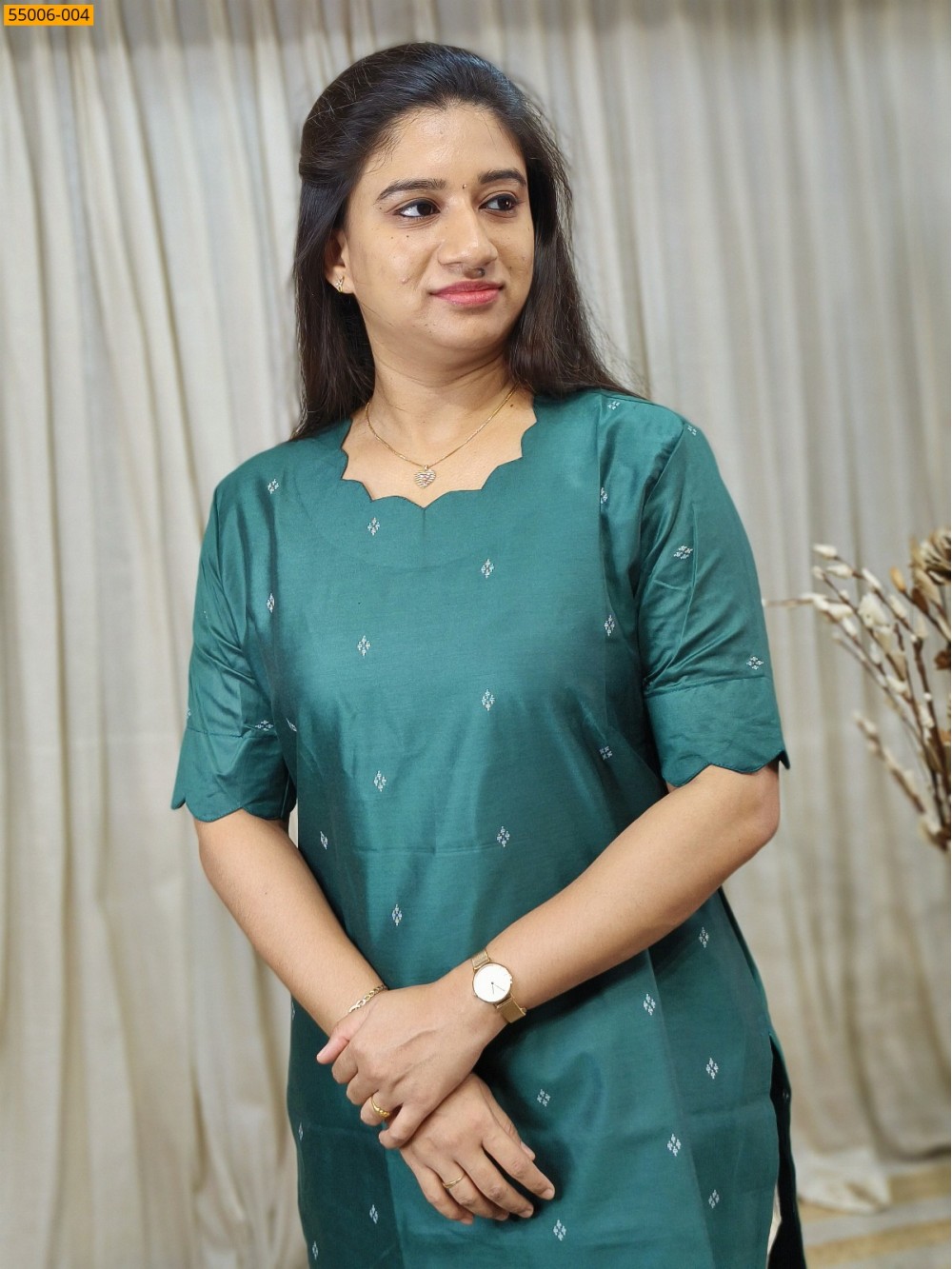 Green Handloom Stiched Cotton 3 Piece Suit Set Green Handloom Stiched Cotton 3 Piece Suit Set