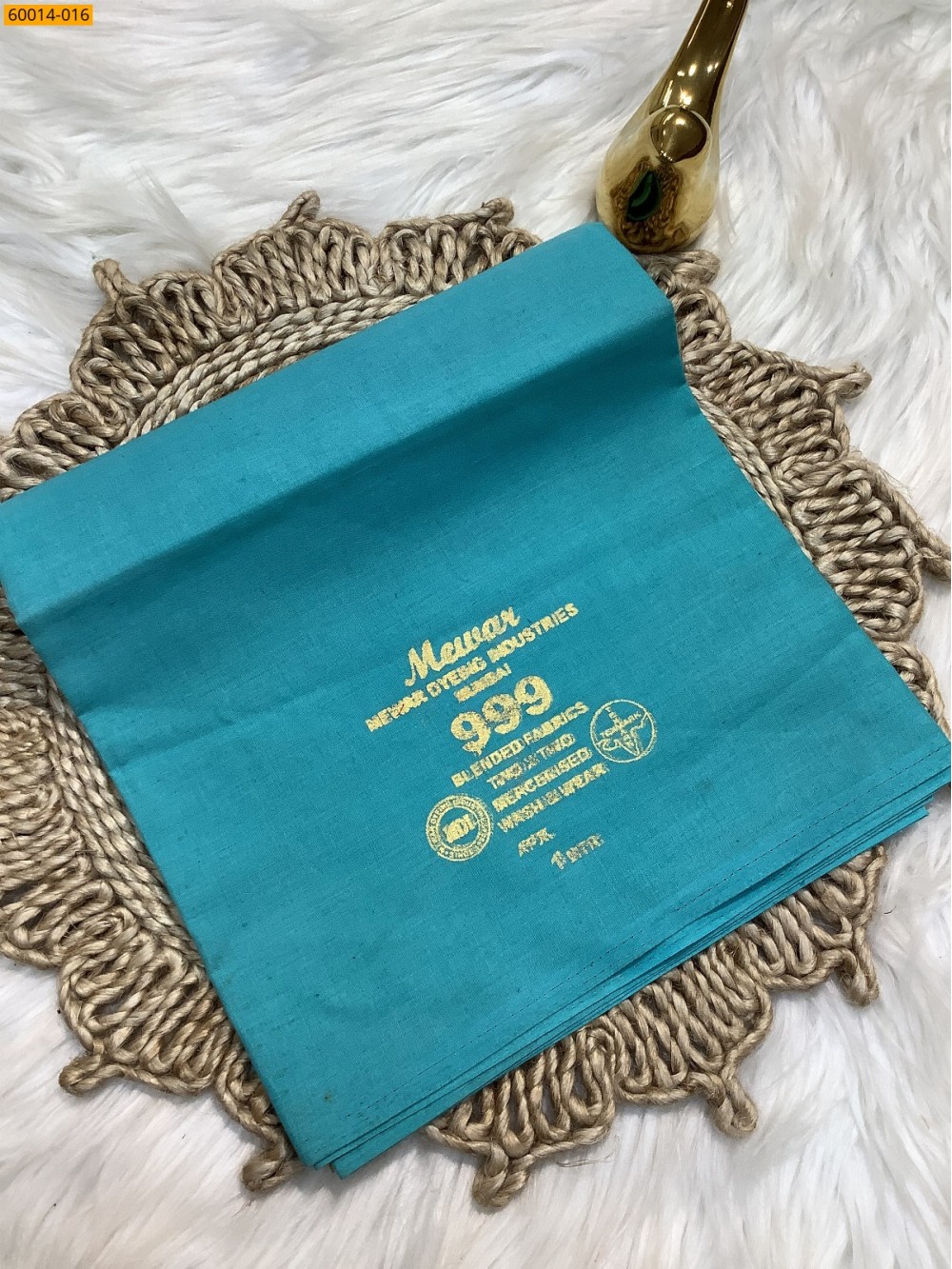 Blue cotton lining material