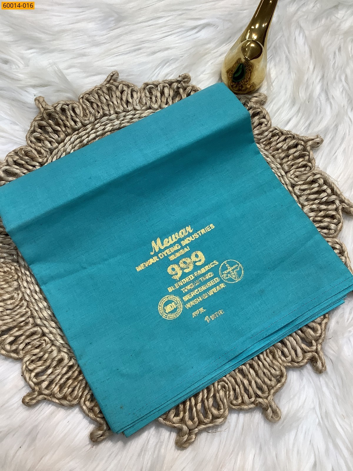 Blue cotton lining material