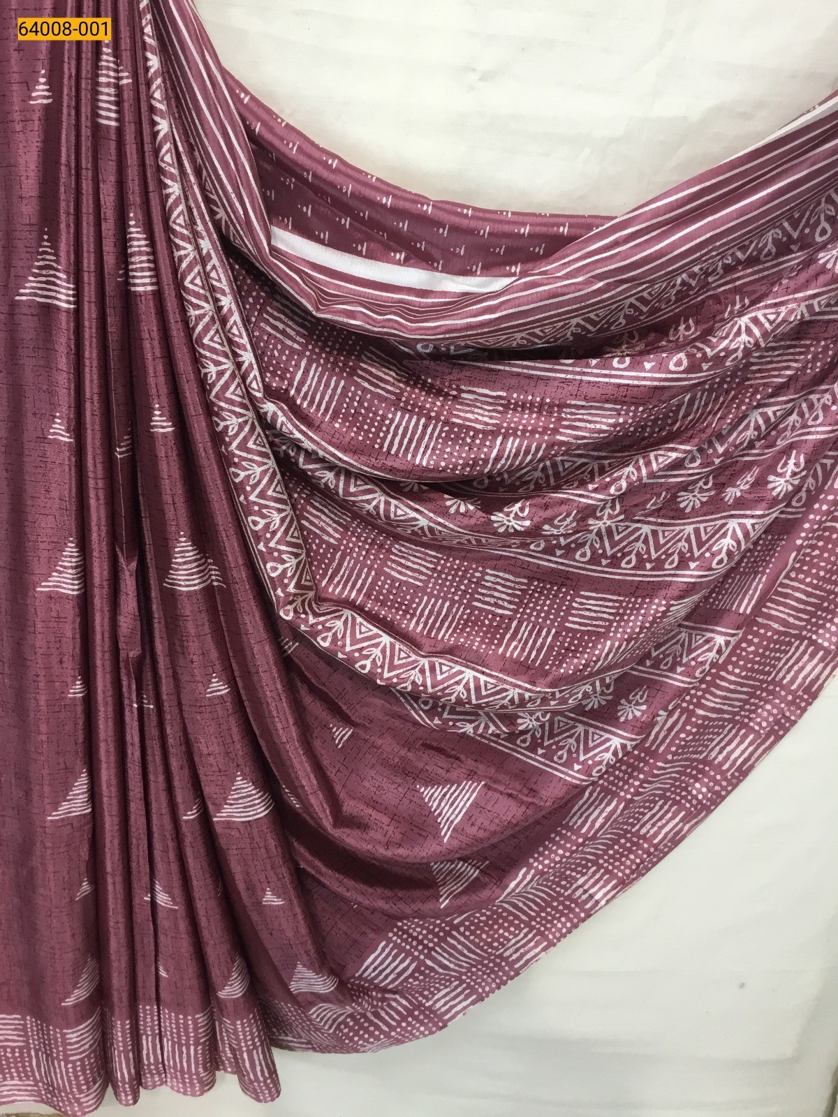 Wine Crafty Crape Silk Saree