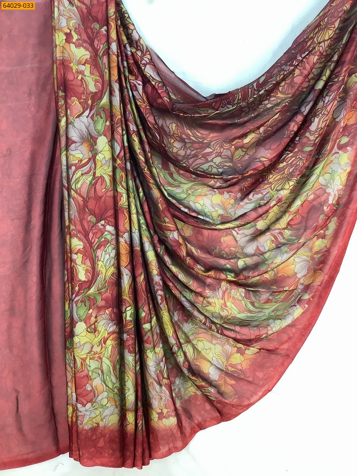 Metallic Chiffon Printed Sarees