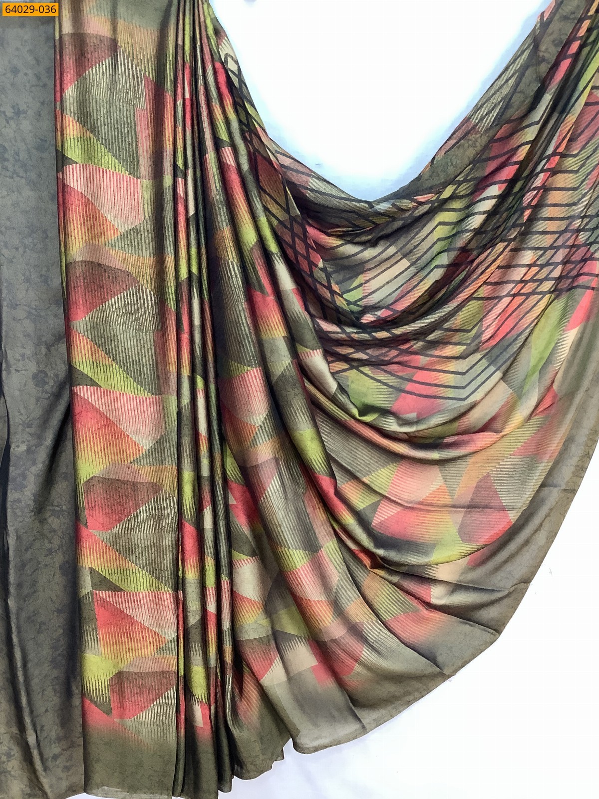 Multi Color Metallic Chiffon Printed Sarees