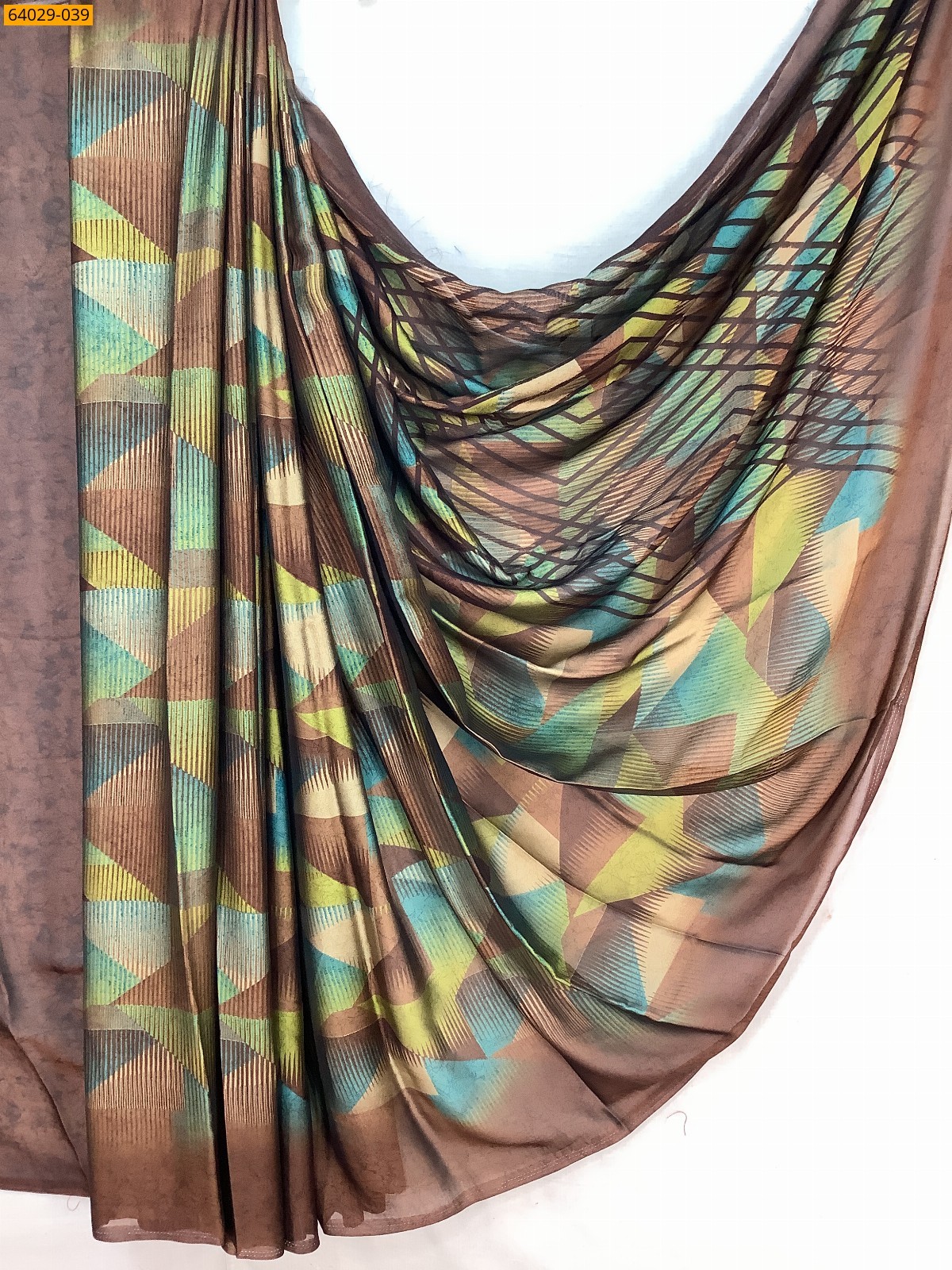 Metallic Chiffon Printed Sarees