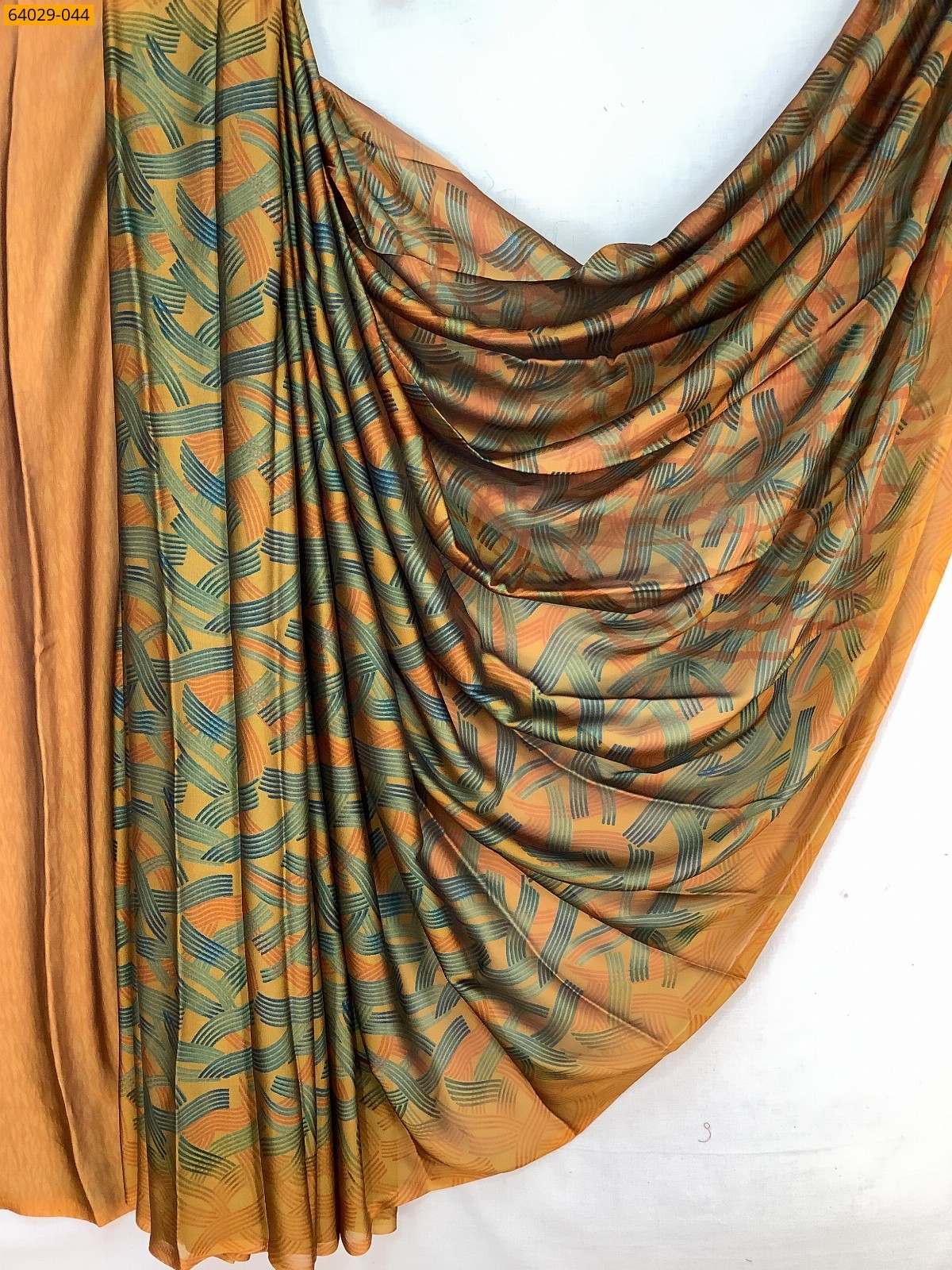 Metallic Chiffon Printed Sarees