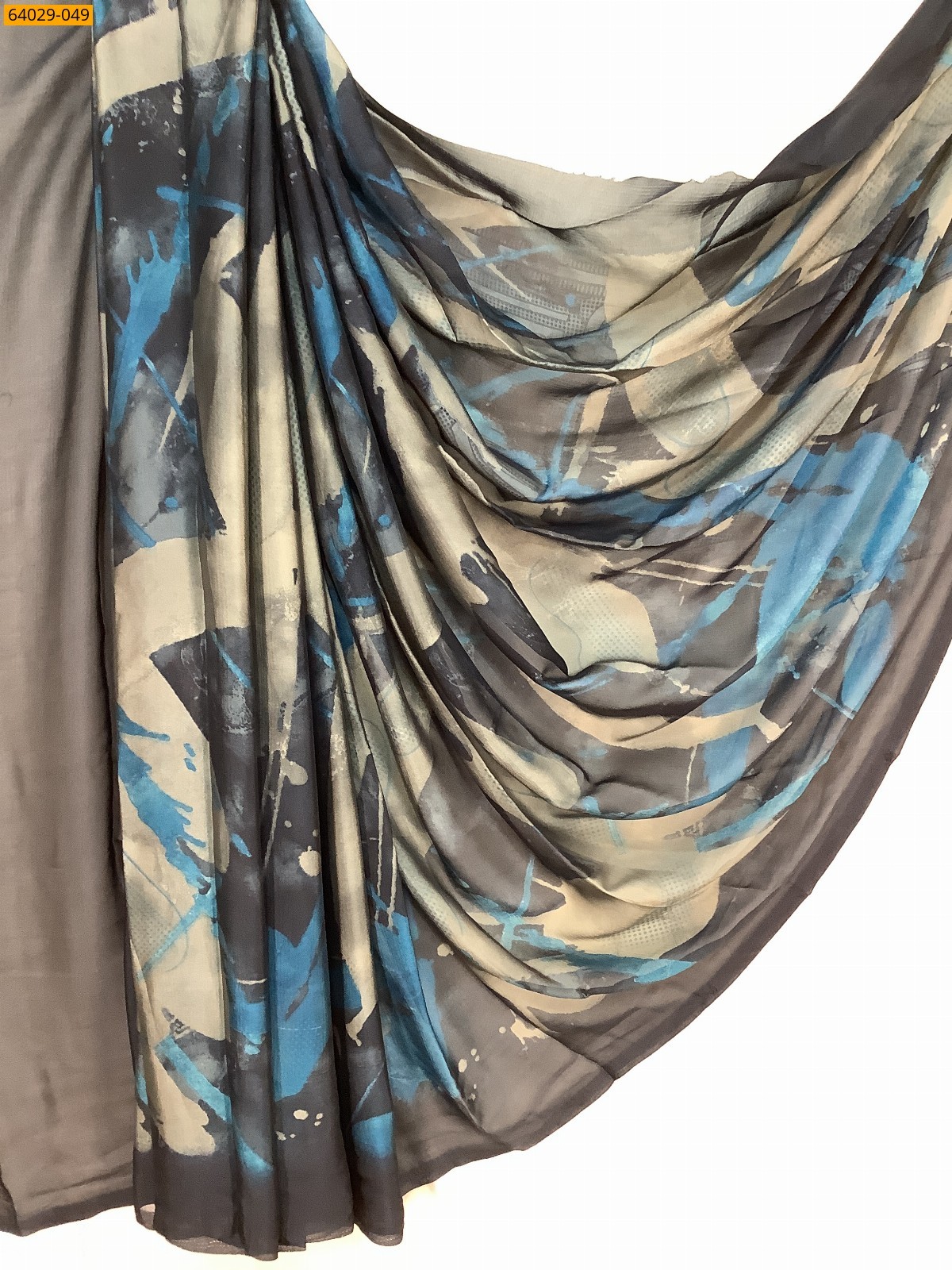 Multi Color Metallic Chiffon Printed Sarees