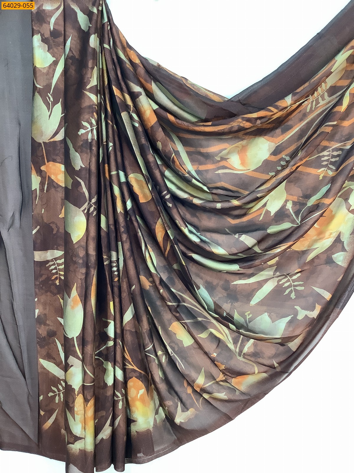Metallic Chiffon Printed Sarees