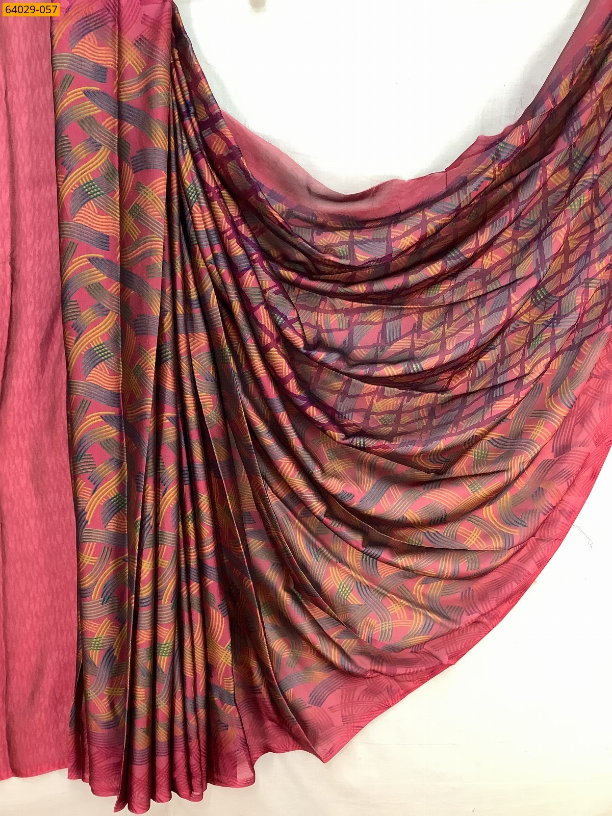 Metallic Chiffon Printed Sarees