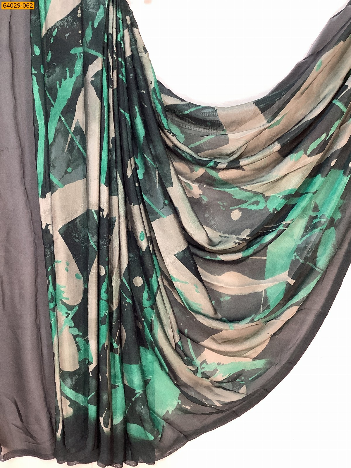 Metallic Chiffon Printed Sarees