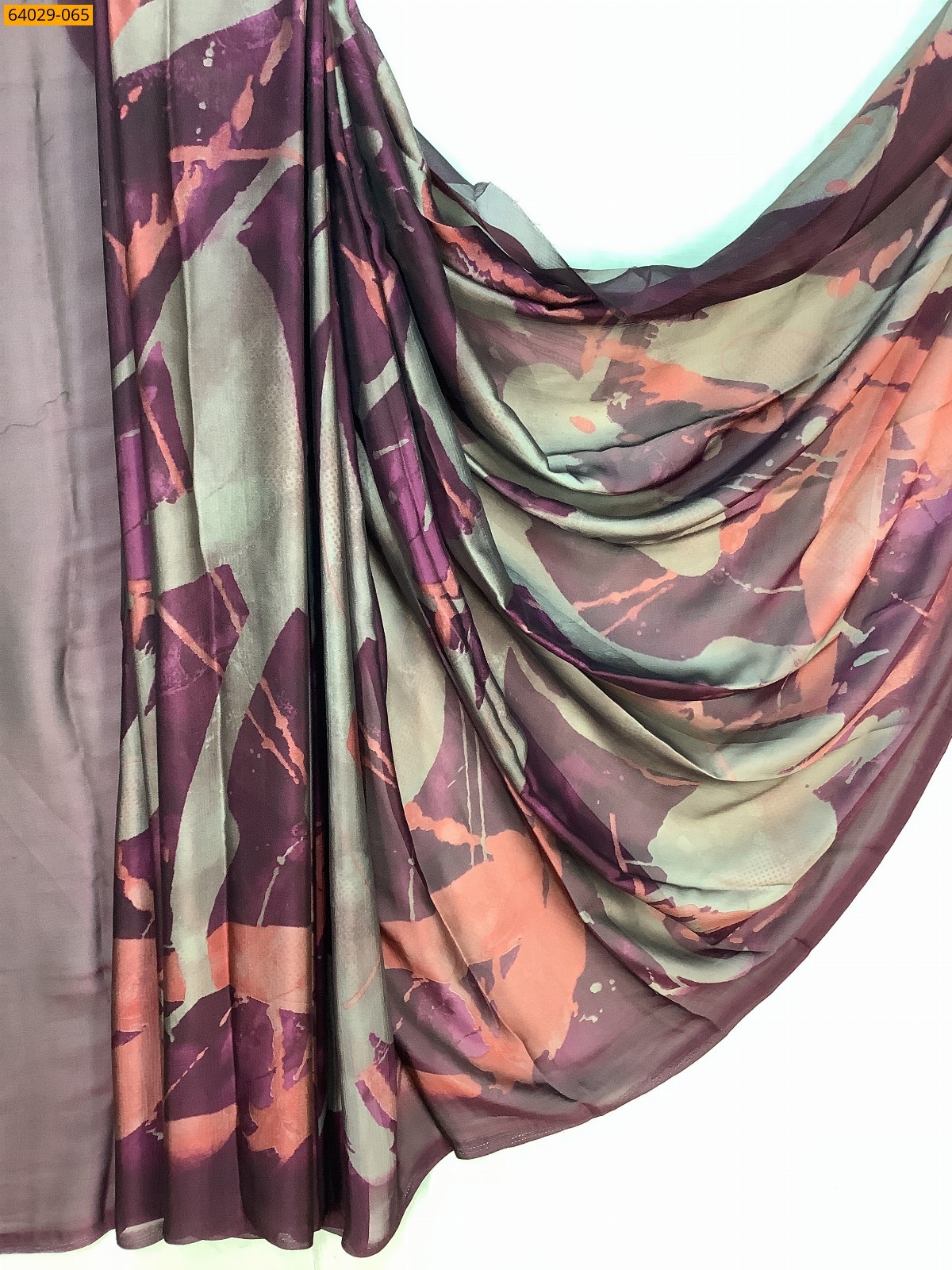 Multi Color Metallic Chiffon Printed Sarees