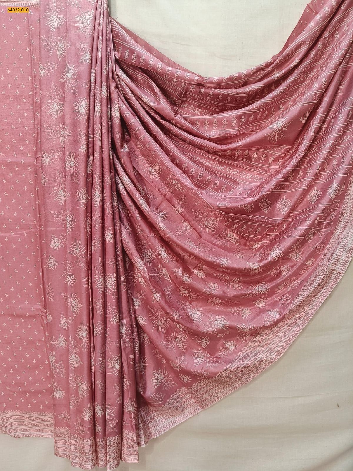 Rose Crepe Silk Printed Sarees