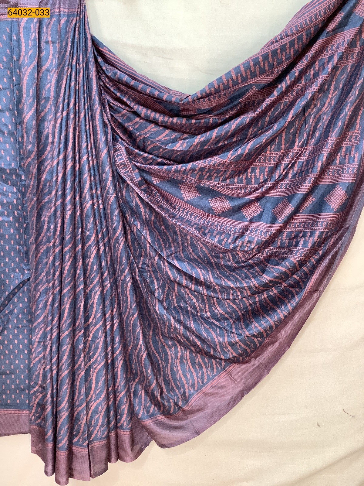 Gray Crepe Silk Printed Sarees