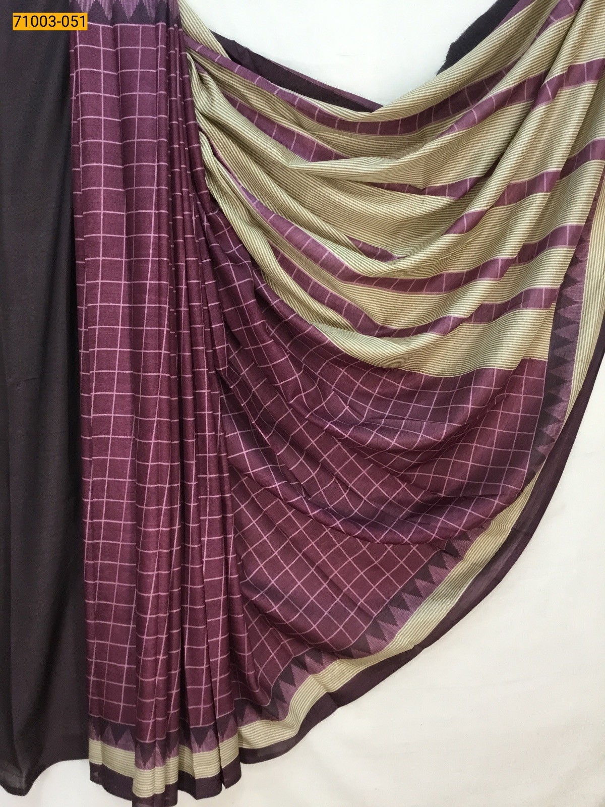 Maroon Butter Crepe Silk Saree