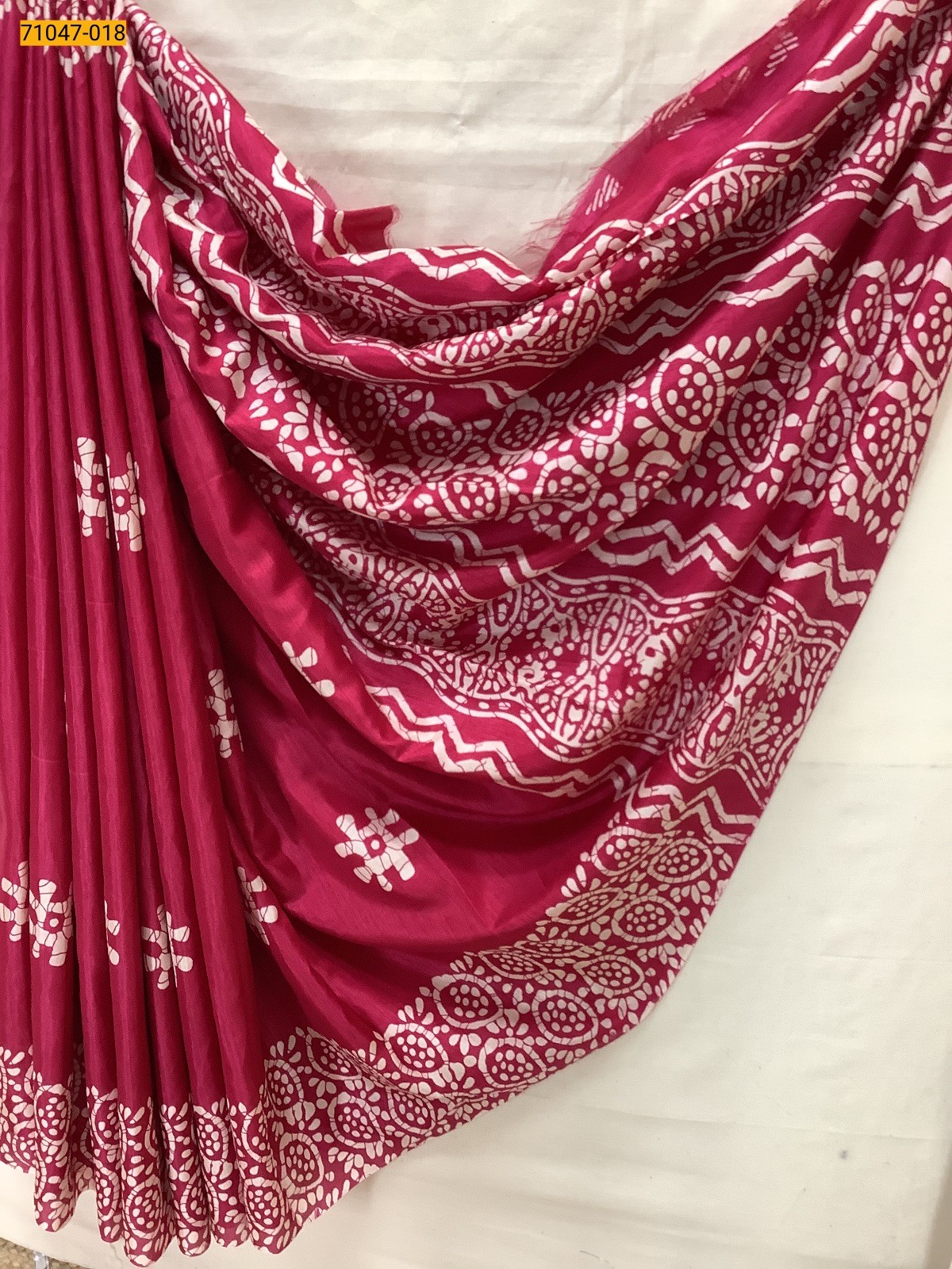 Pink Crafty Silk Saree