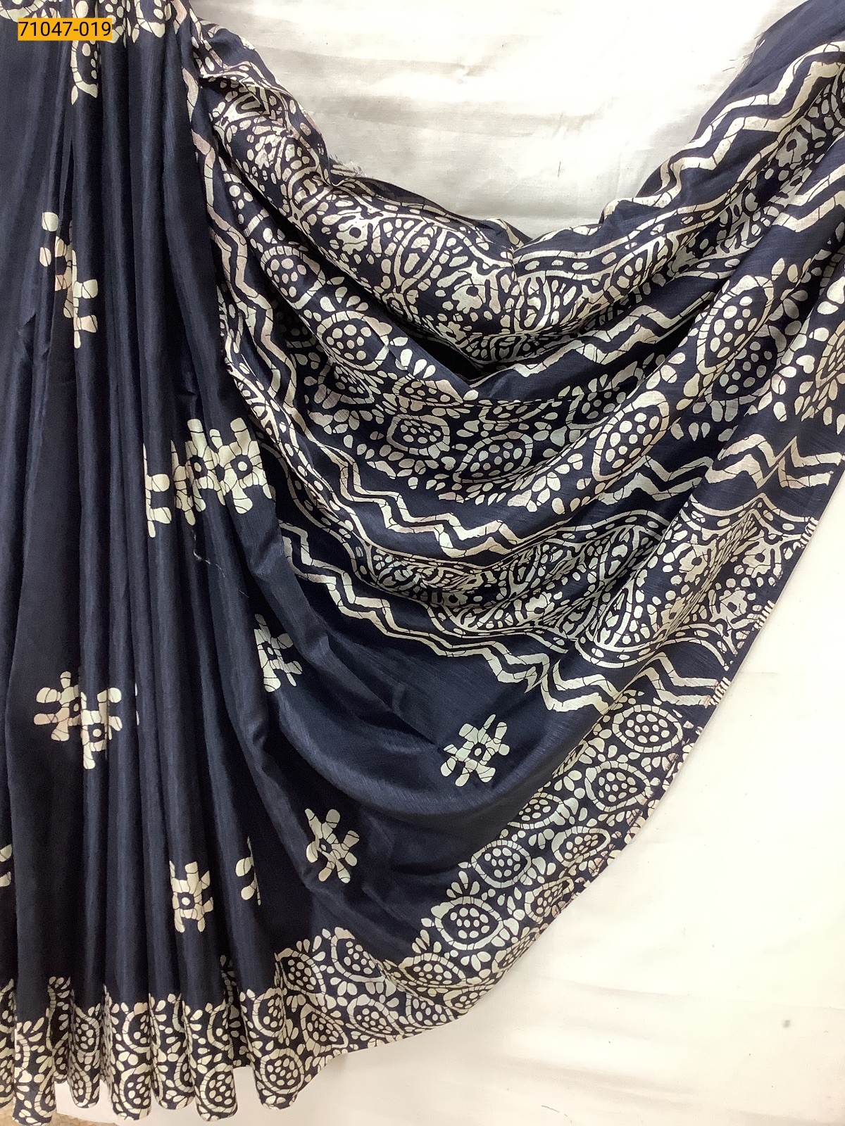 Black Crafty Silk Saree