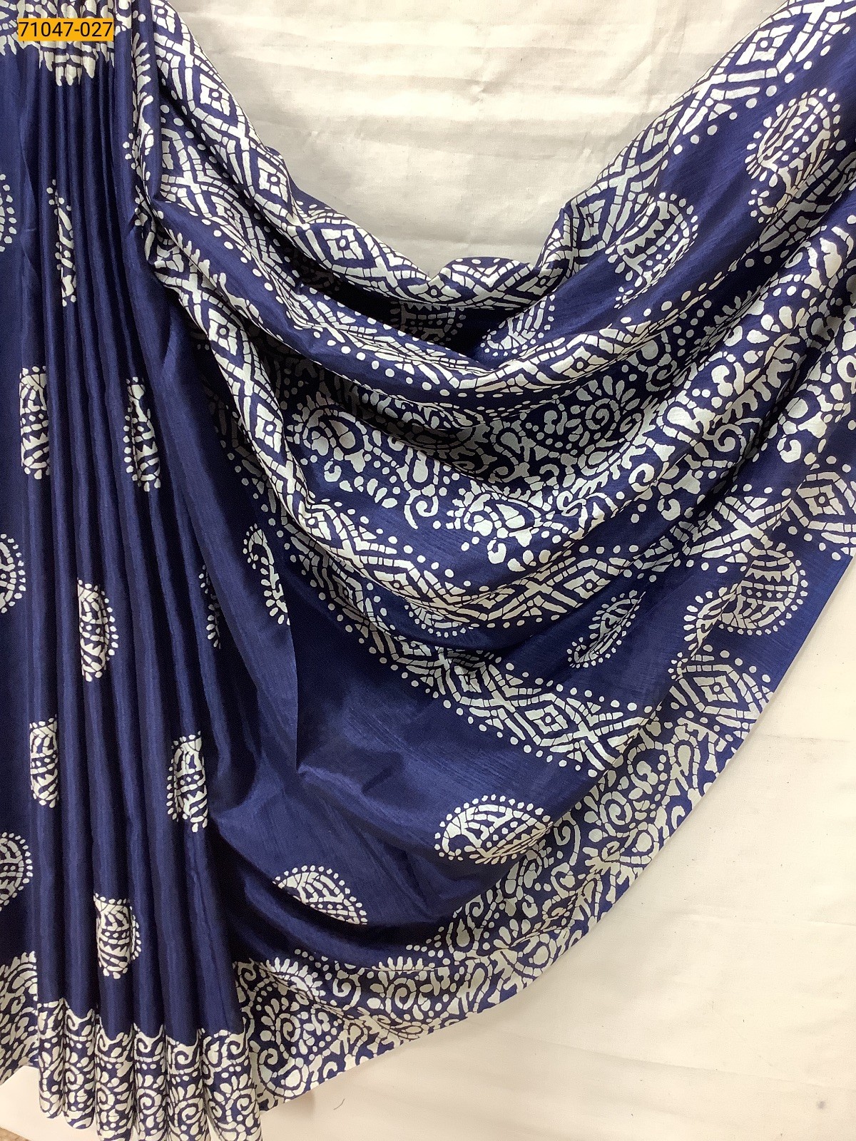 Blue Crafty Silk Saree