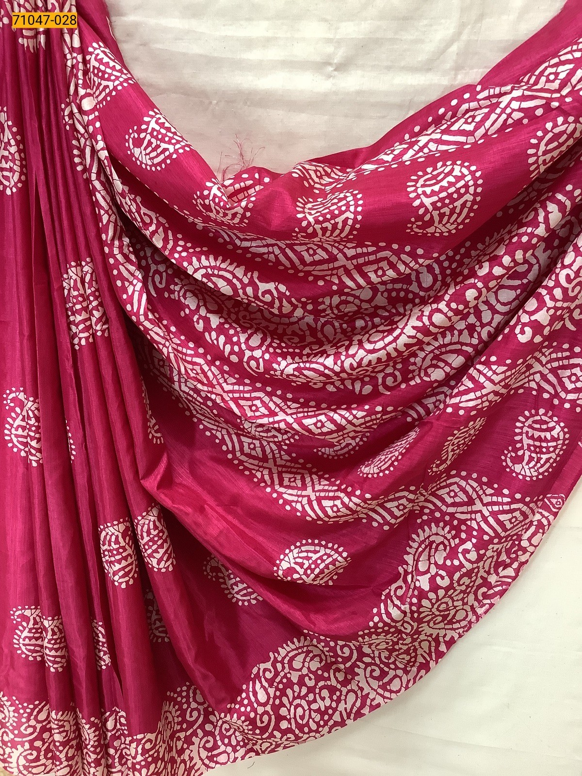 Pink Crafty Silk Saree