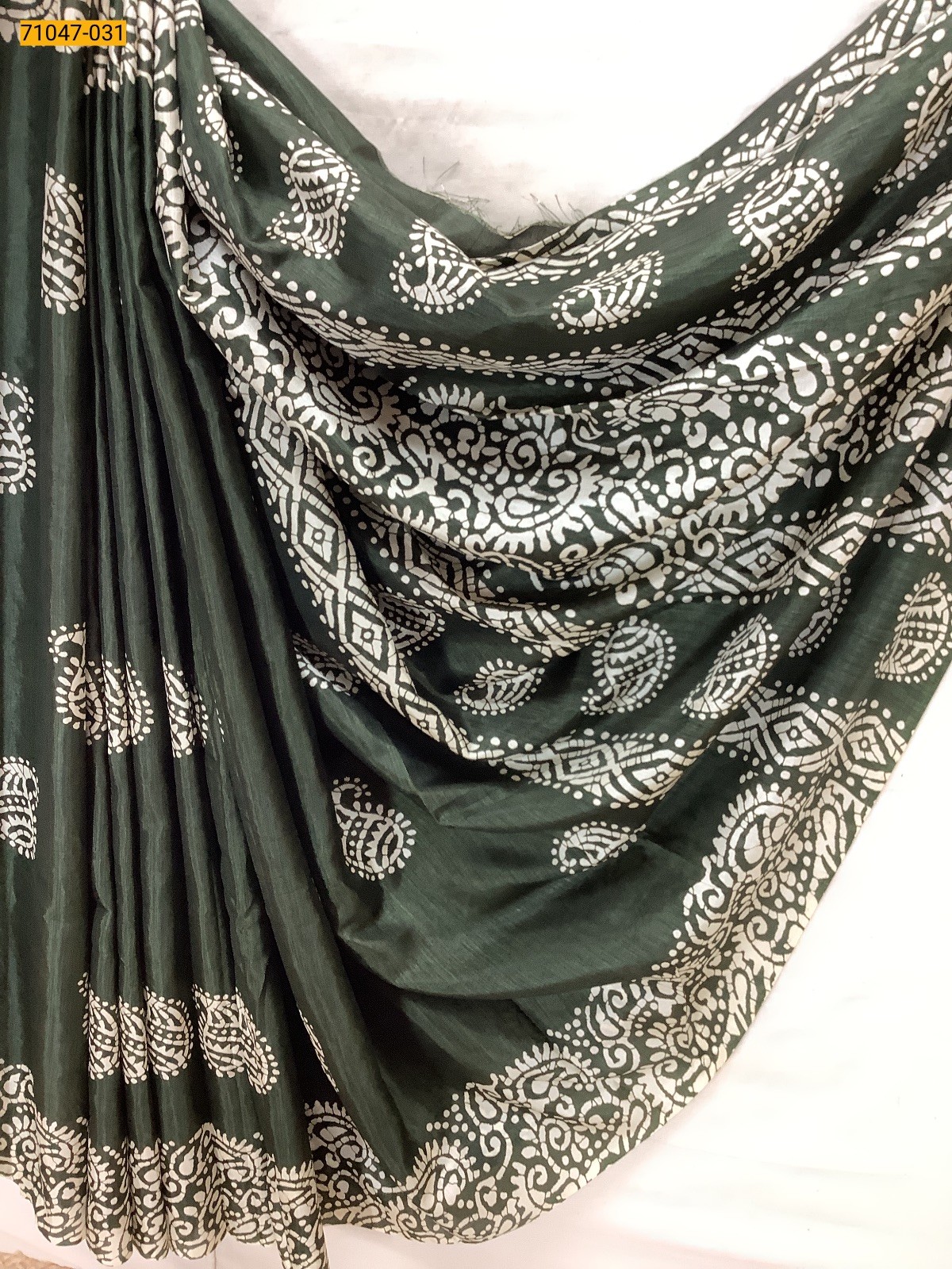 Green Crafty Silk Saree