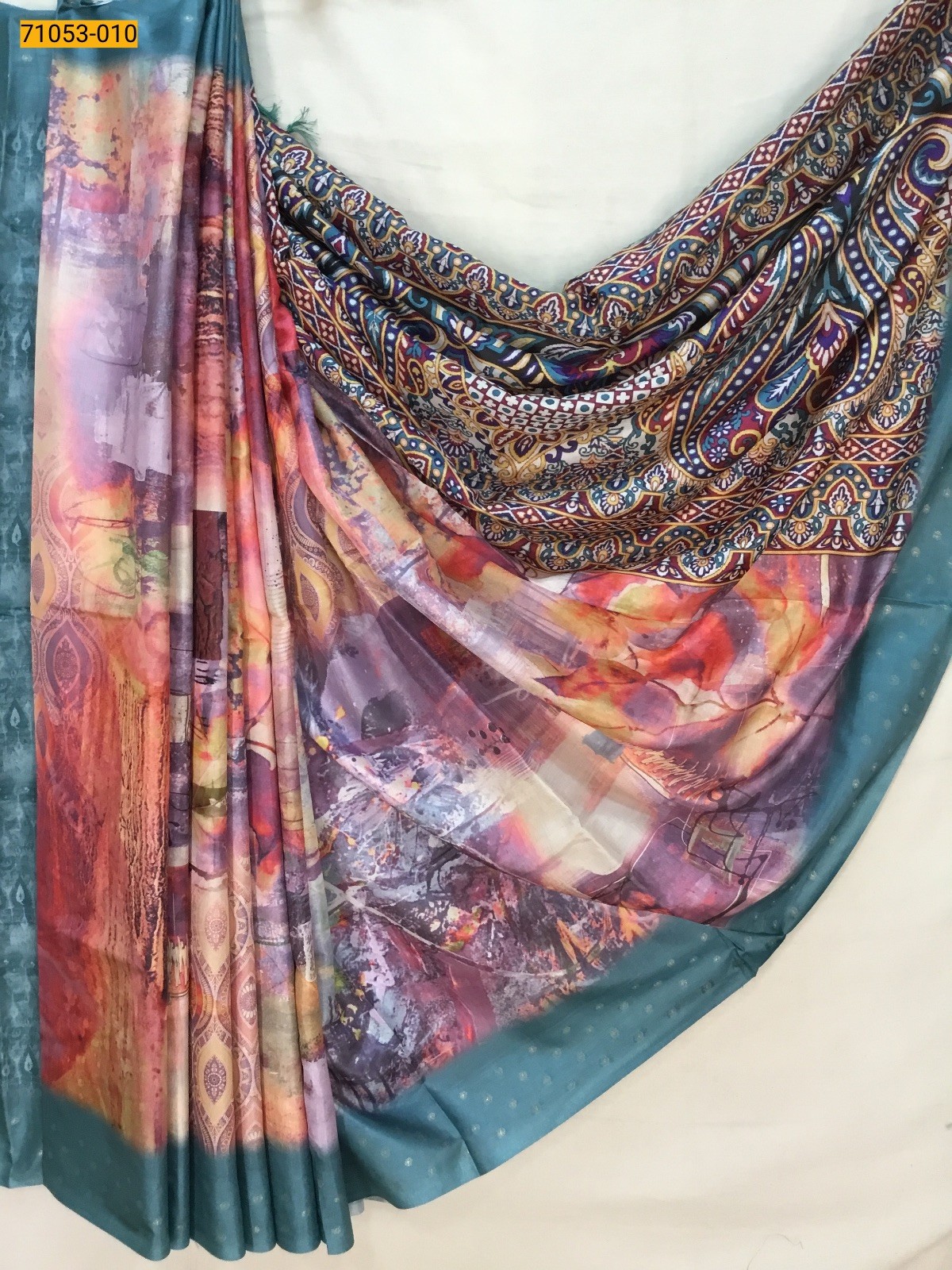 Printed Soft Fancy Linen Silk Saree
