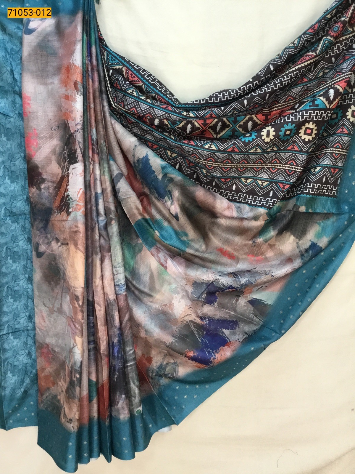 Printed Soft Fancy Linen Silk Saree