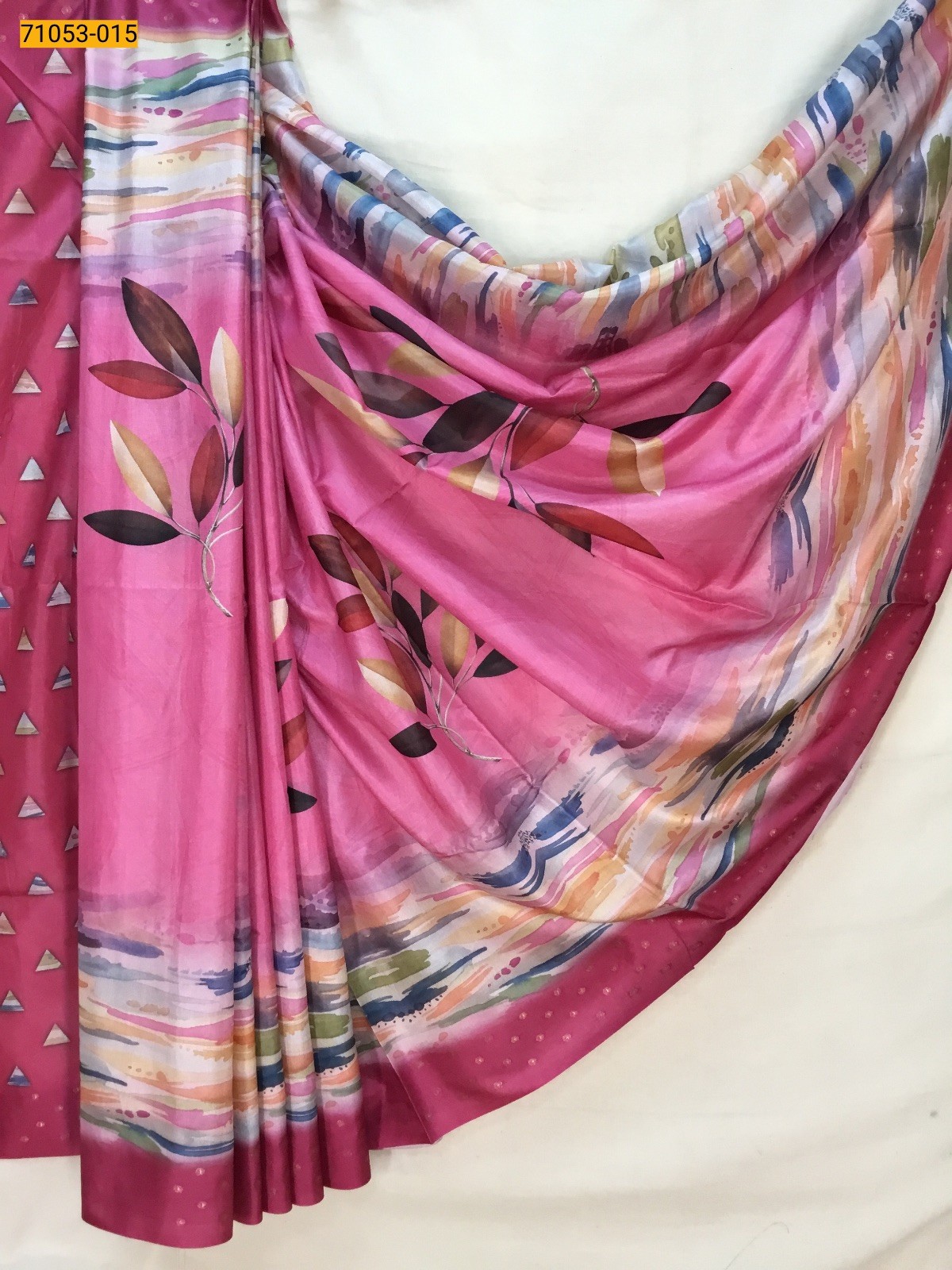 Printed Soft Fancy Linen Silk Saree