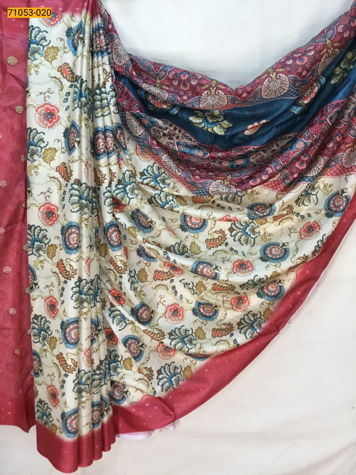Printed Soft Fancy Linen Silk Saree