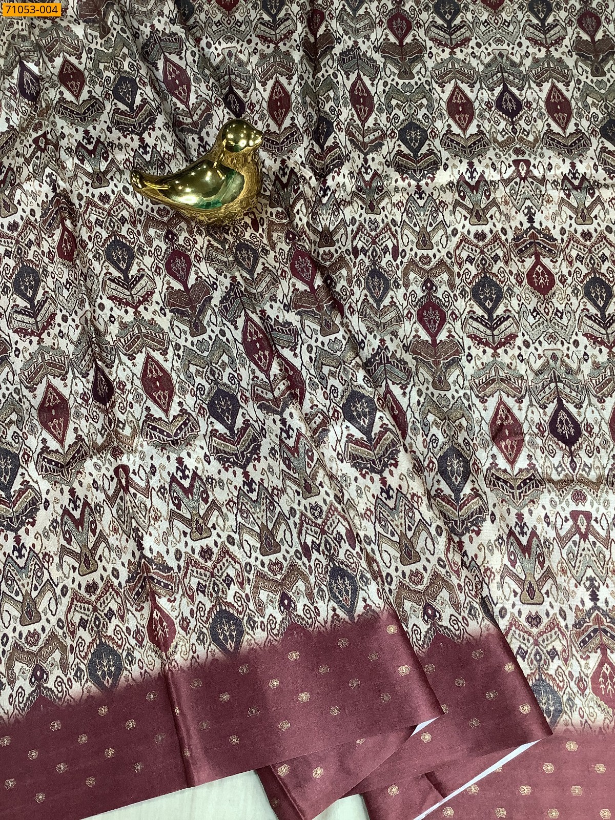 Printed Soft Fancy Linen Silk Saree